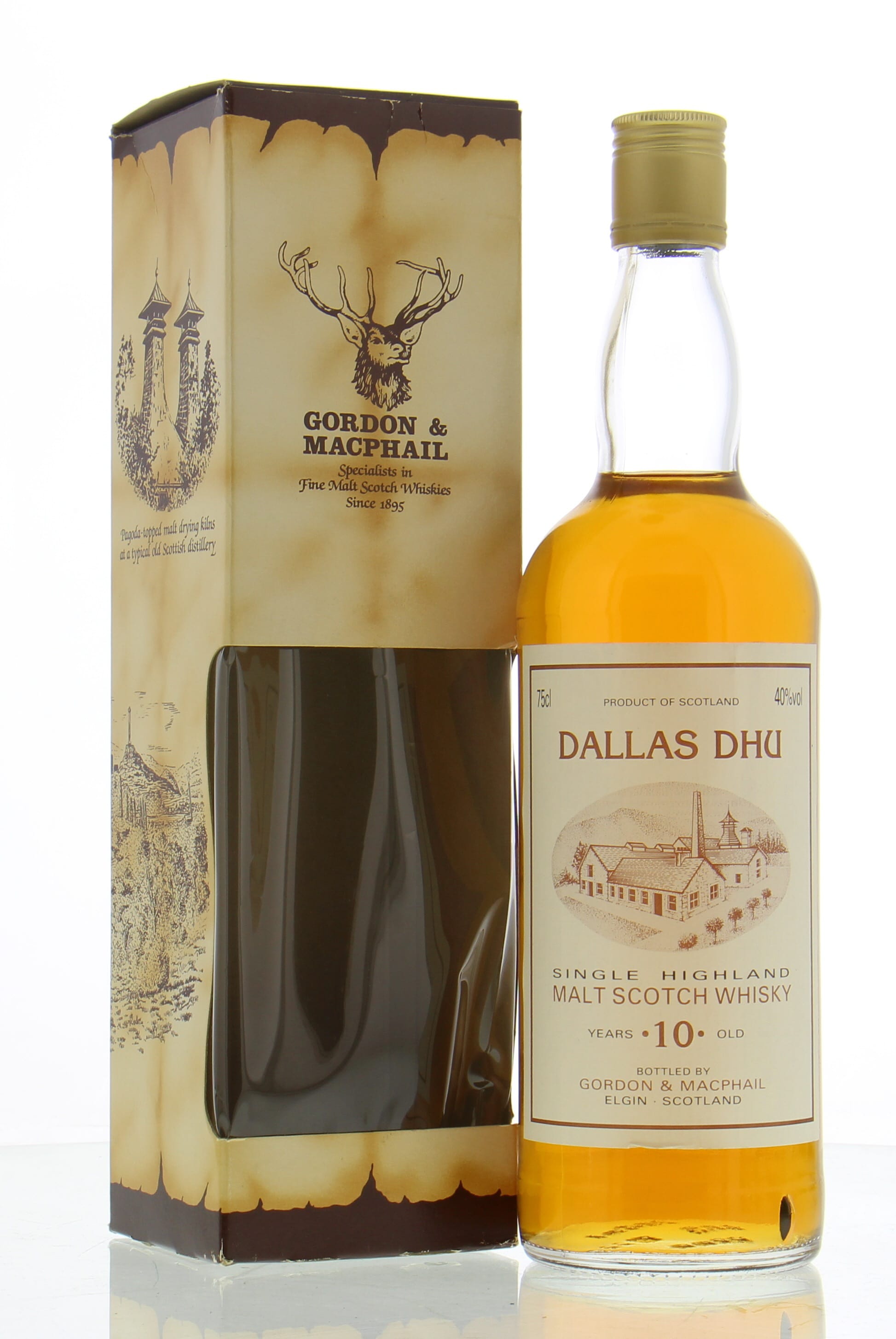 Dallas Dhu - 10 Years Old Gordon & MacPhail 40% NV In Original Container