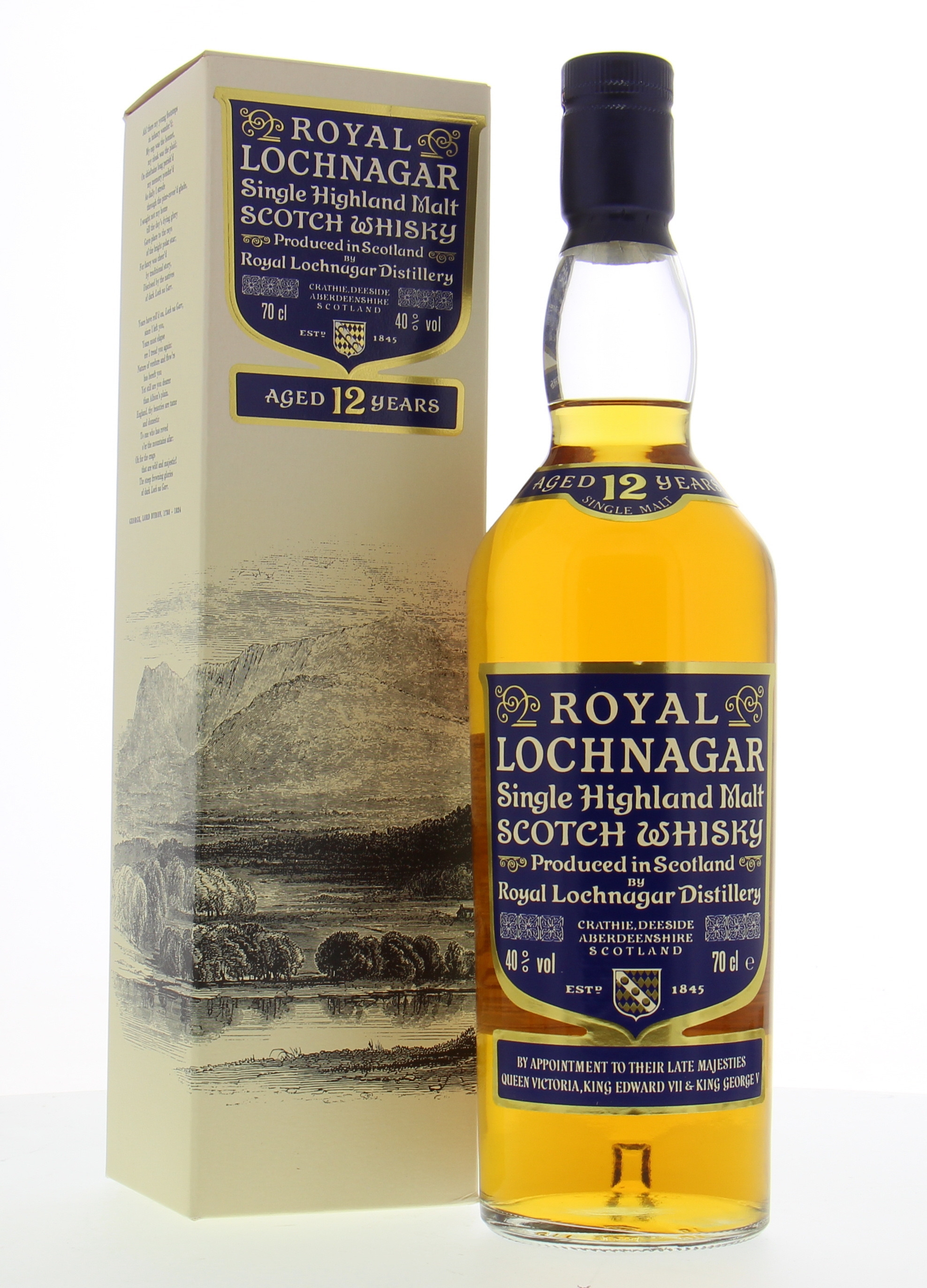 Royal Lochnagar - 12 Years Old 40% NV In Original Container
