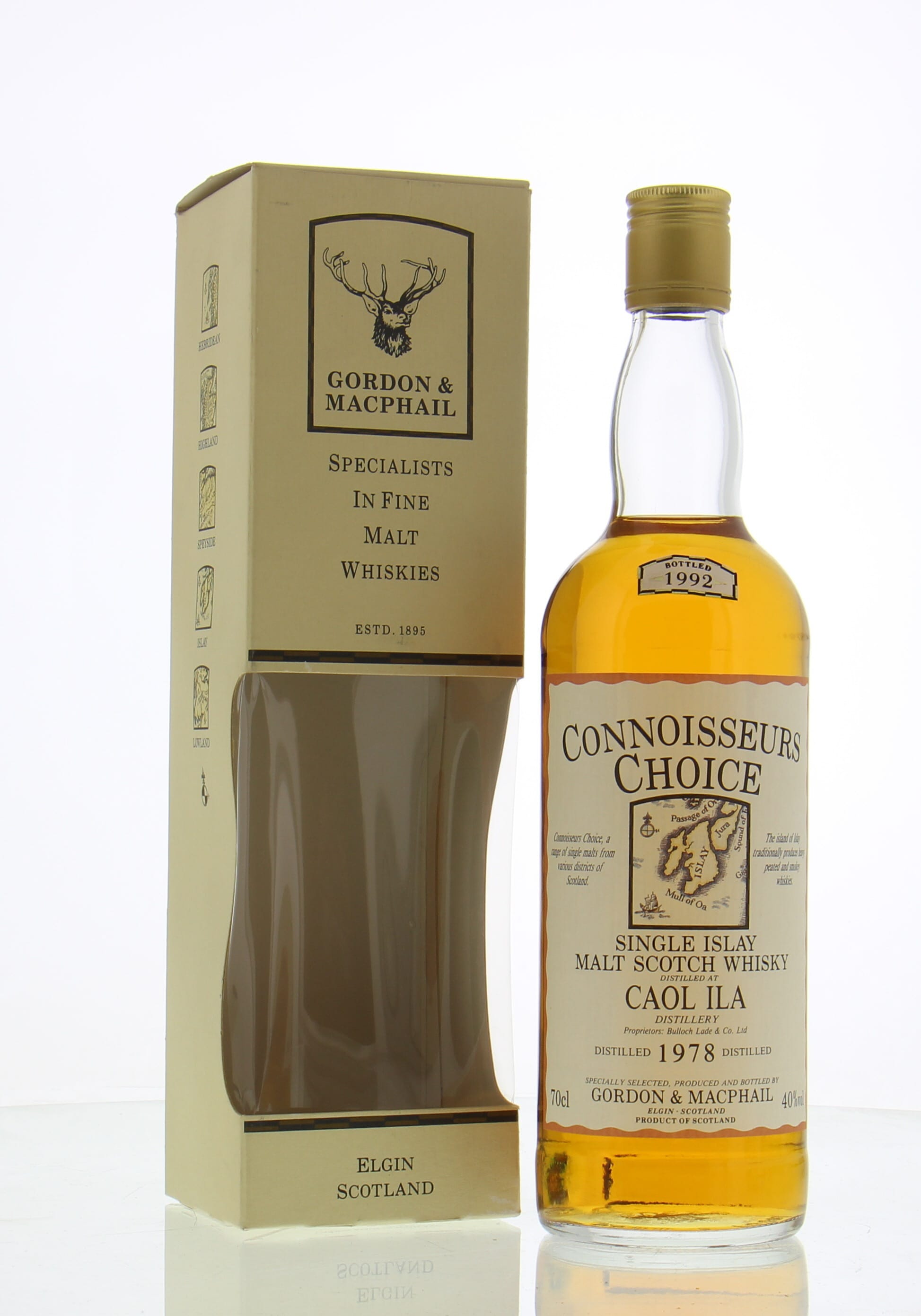 Caol Ila - 1978 Connoisseurs Choice Old Map Label 40% 1978 In Original Container