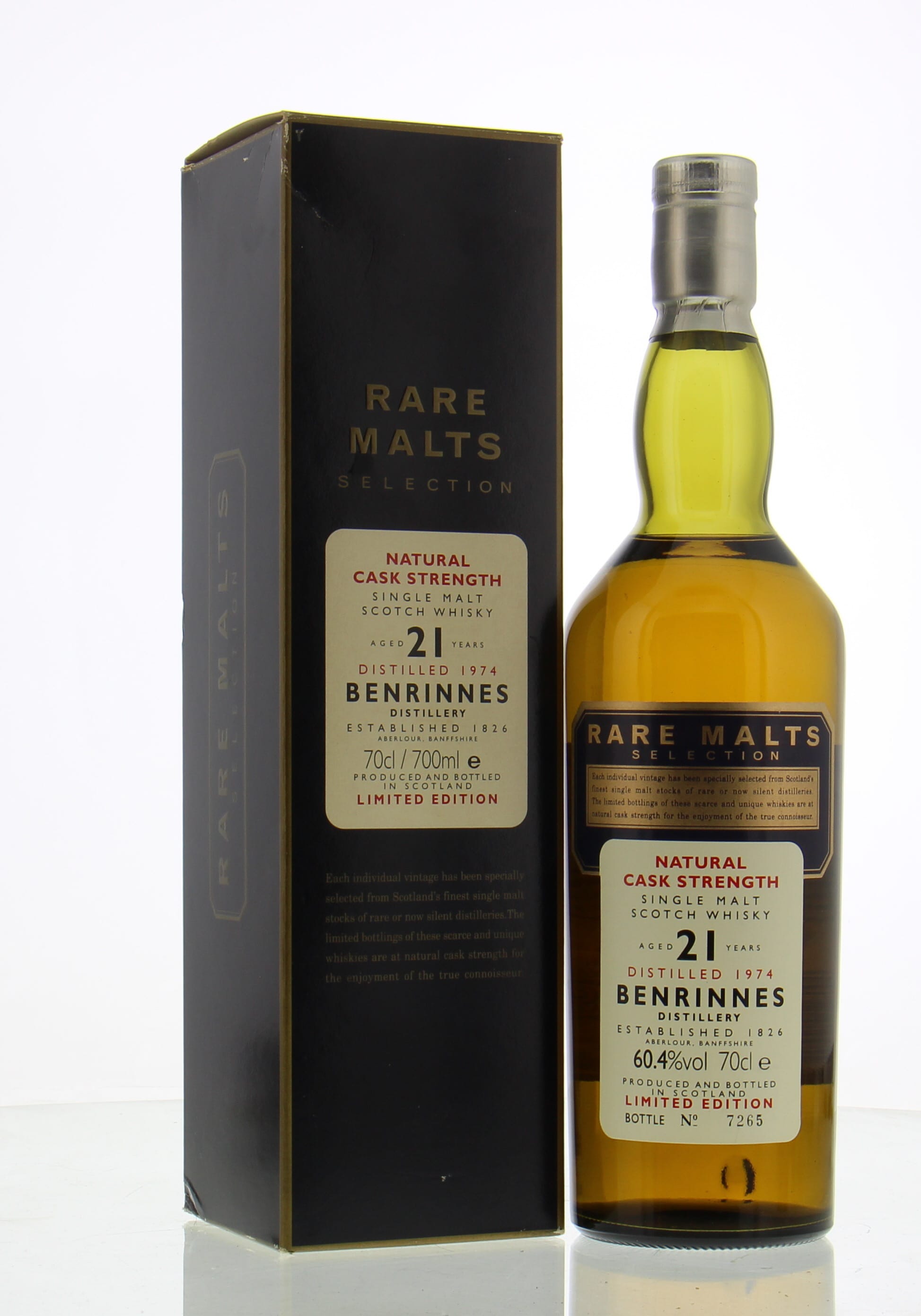 Benrinnes - 21 Years old Rare Malts Selection 60.4% 1974 In Original Container