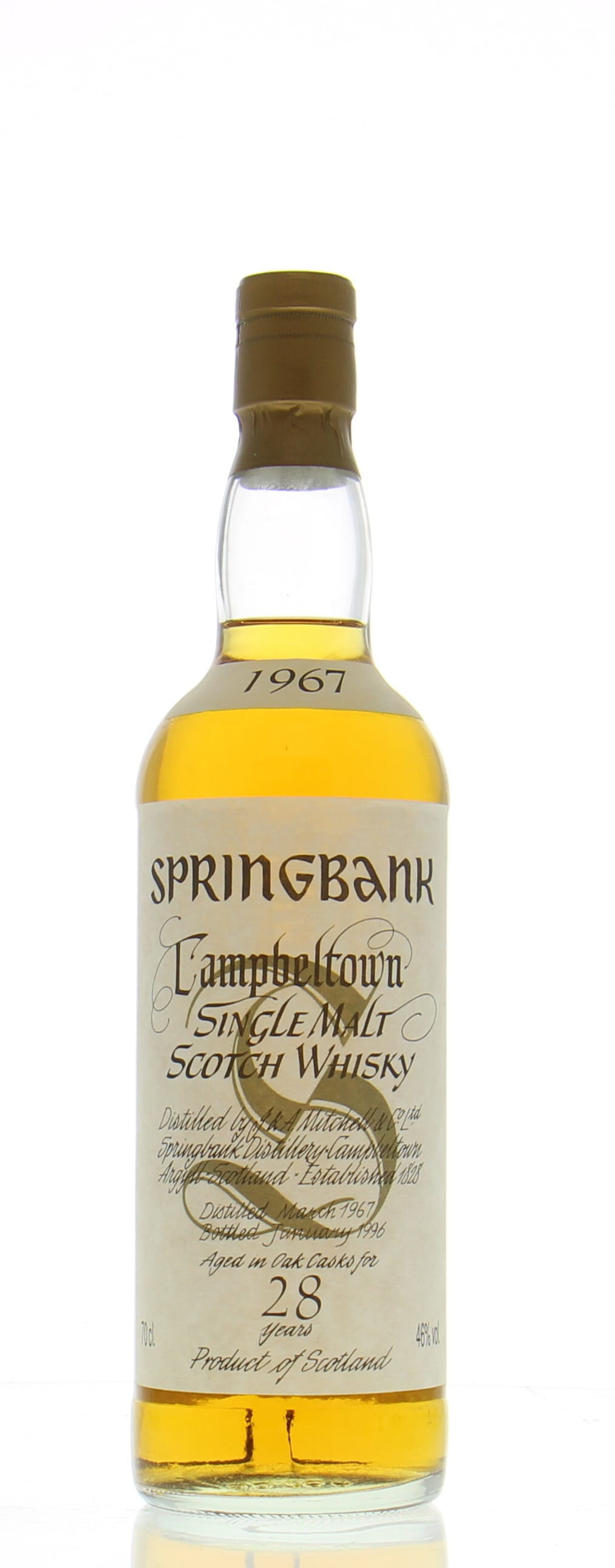 Springbank - 28 Years Old 46% 1967 Perfect