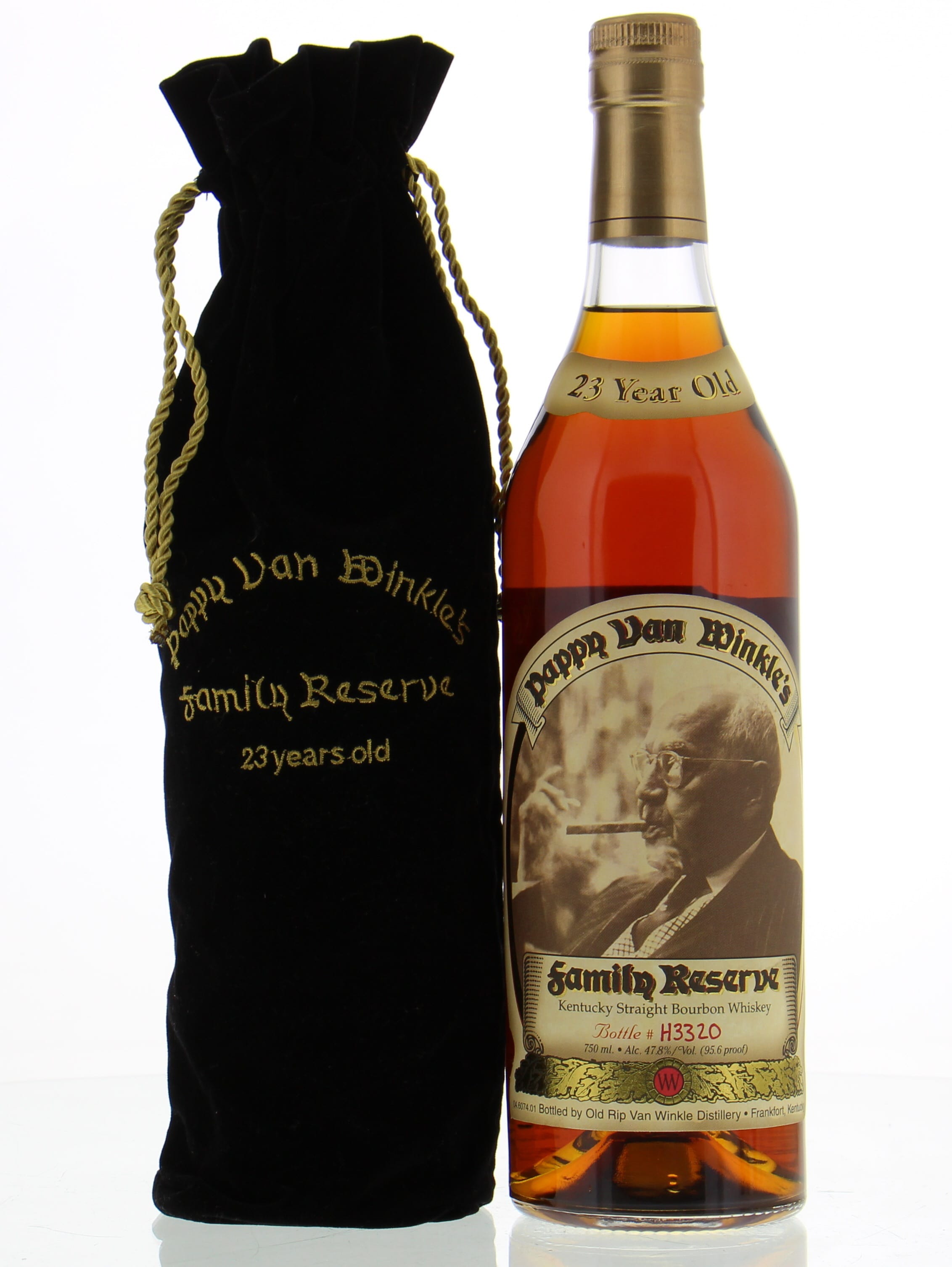 Pappy Van Winkle 23 Year Old Family Reserve Old H3320 47.8 NV; Buy