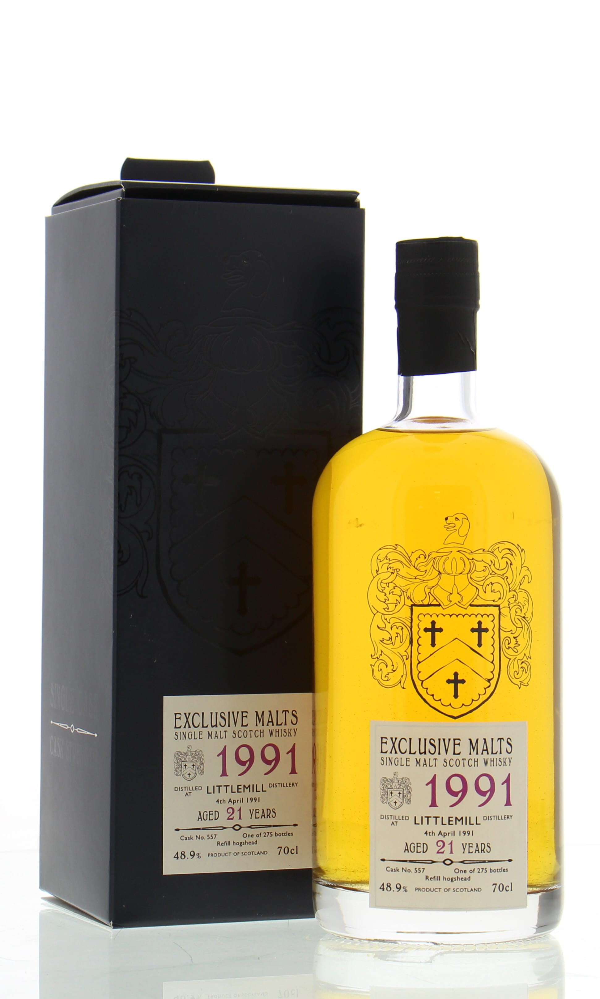 Littlemill - 21 Years Old Creative Whisky Company Cask:557 48.9% 1991 In Original Container