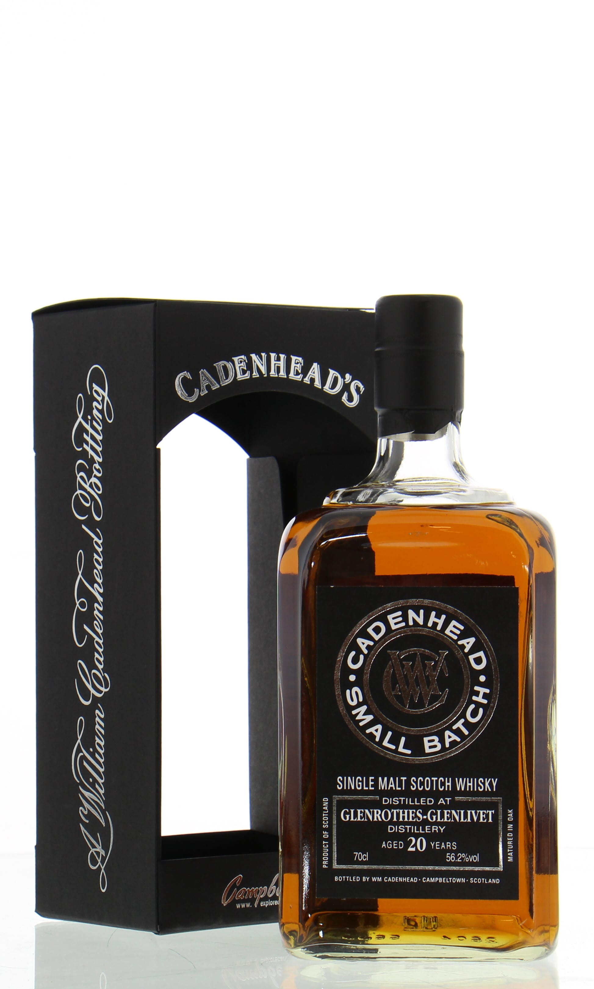 Glenrothes - 20 Years Old Cadenhead Small Batch 56.2% 1997 In Original Container