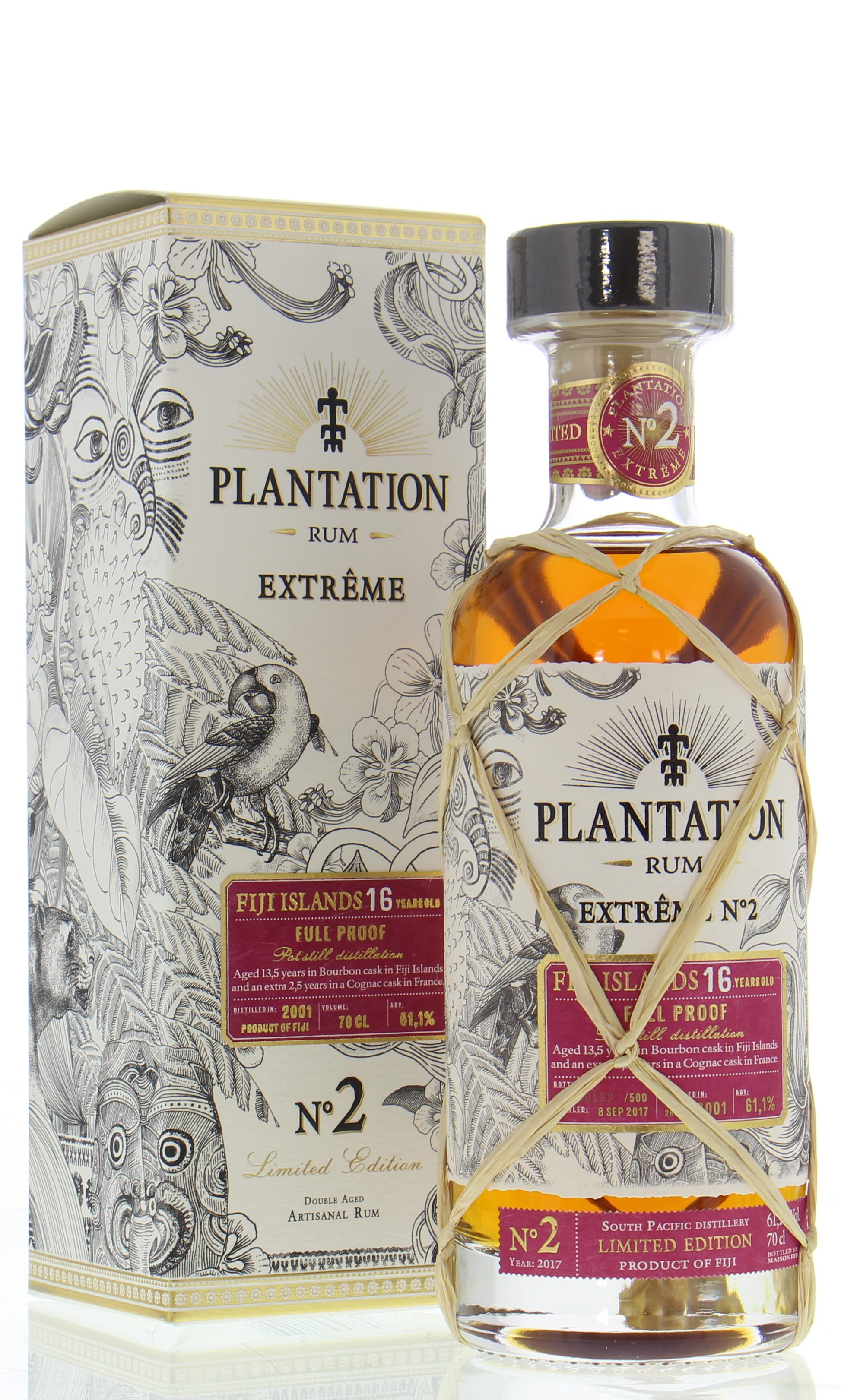 Plantation Rum - 16 Years Old Fiji Islands Extreme No2 Limited Edition 61.6% 2001