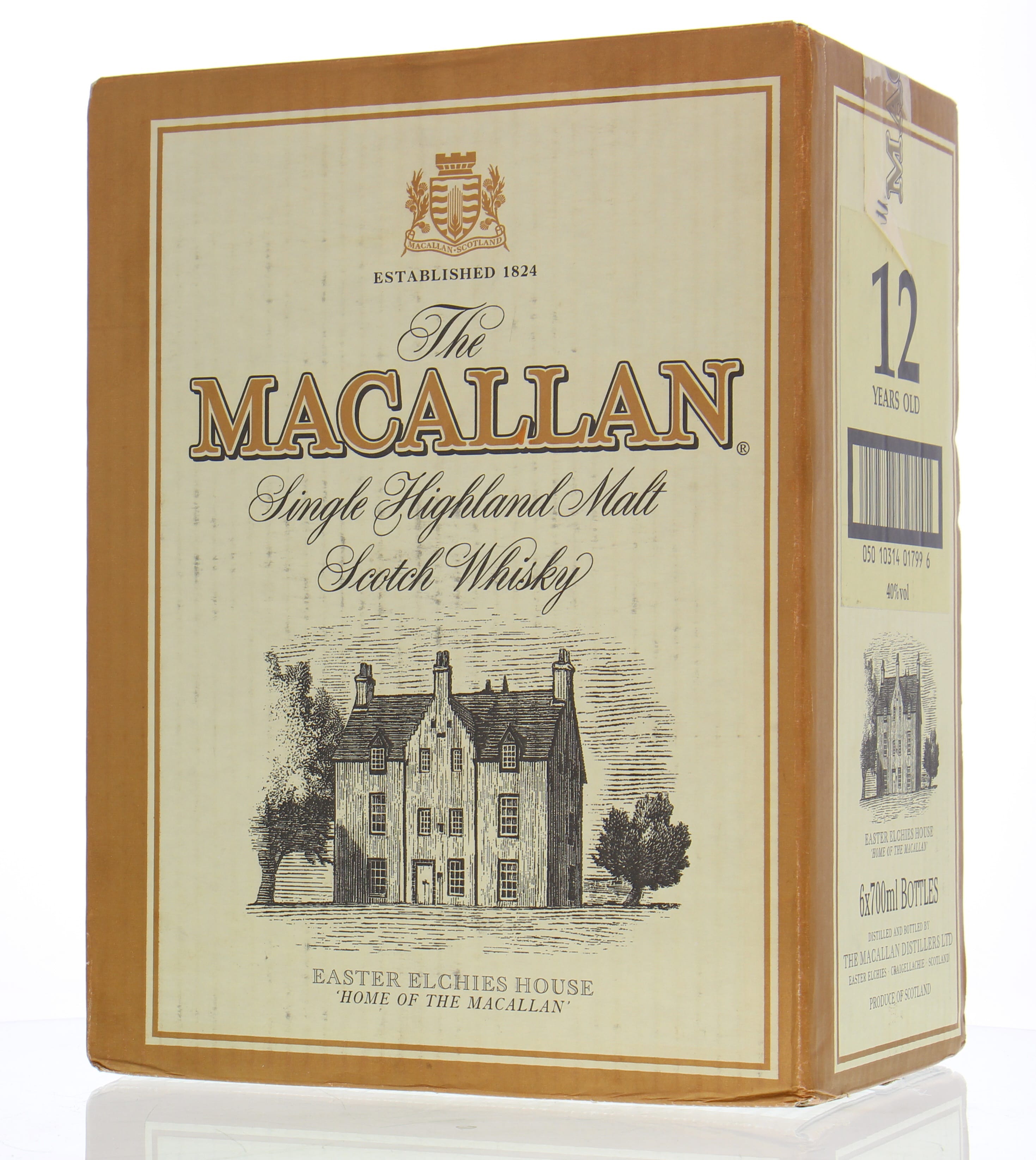 Macallan - 12 Years Old Sherry Oak Casks from Jerez Original Full Box 40% NV In Original Container