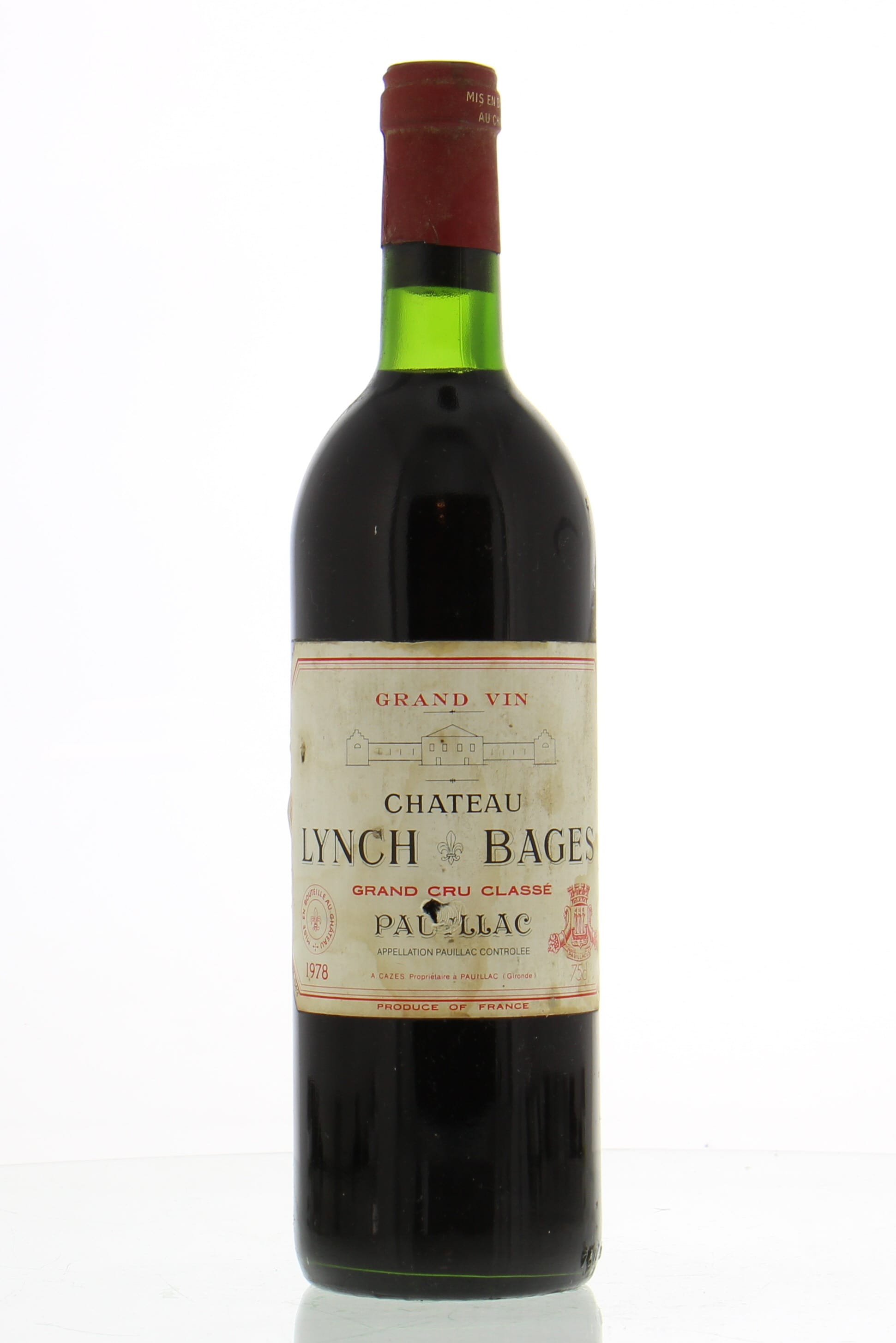 Chateau Lynch Bages - Chateau Lynch Bages 1978 Perfect