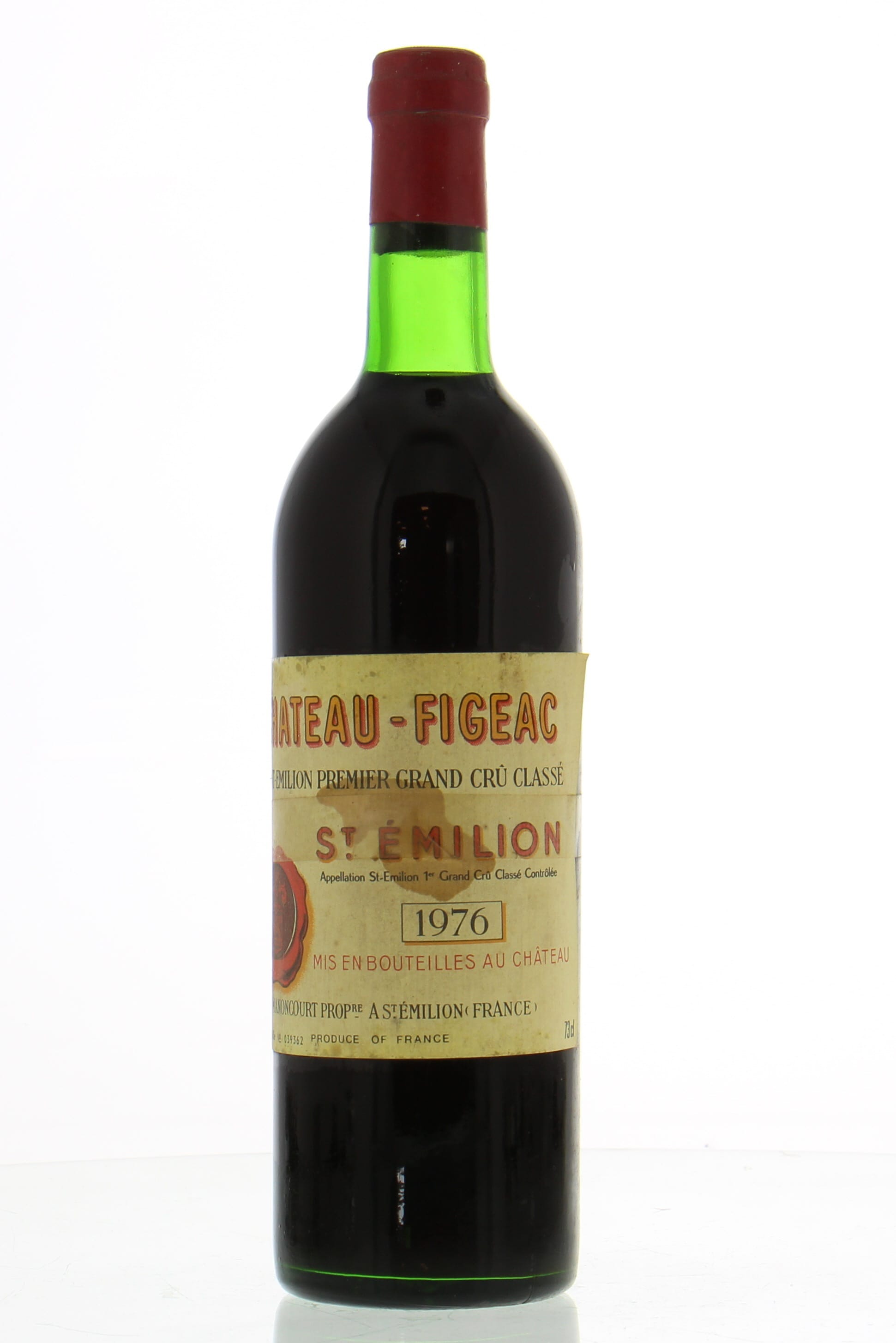 Chateau Figeac - Chateau Figeac 1976 Top Shoulder or better