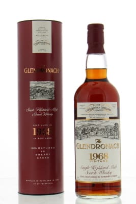 Glendronach - 1968 Matured in Sherry Casks 43% 1968