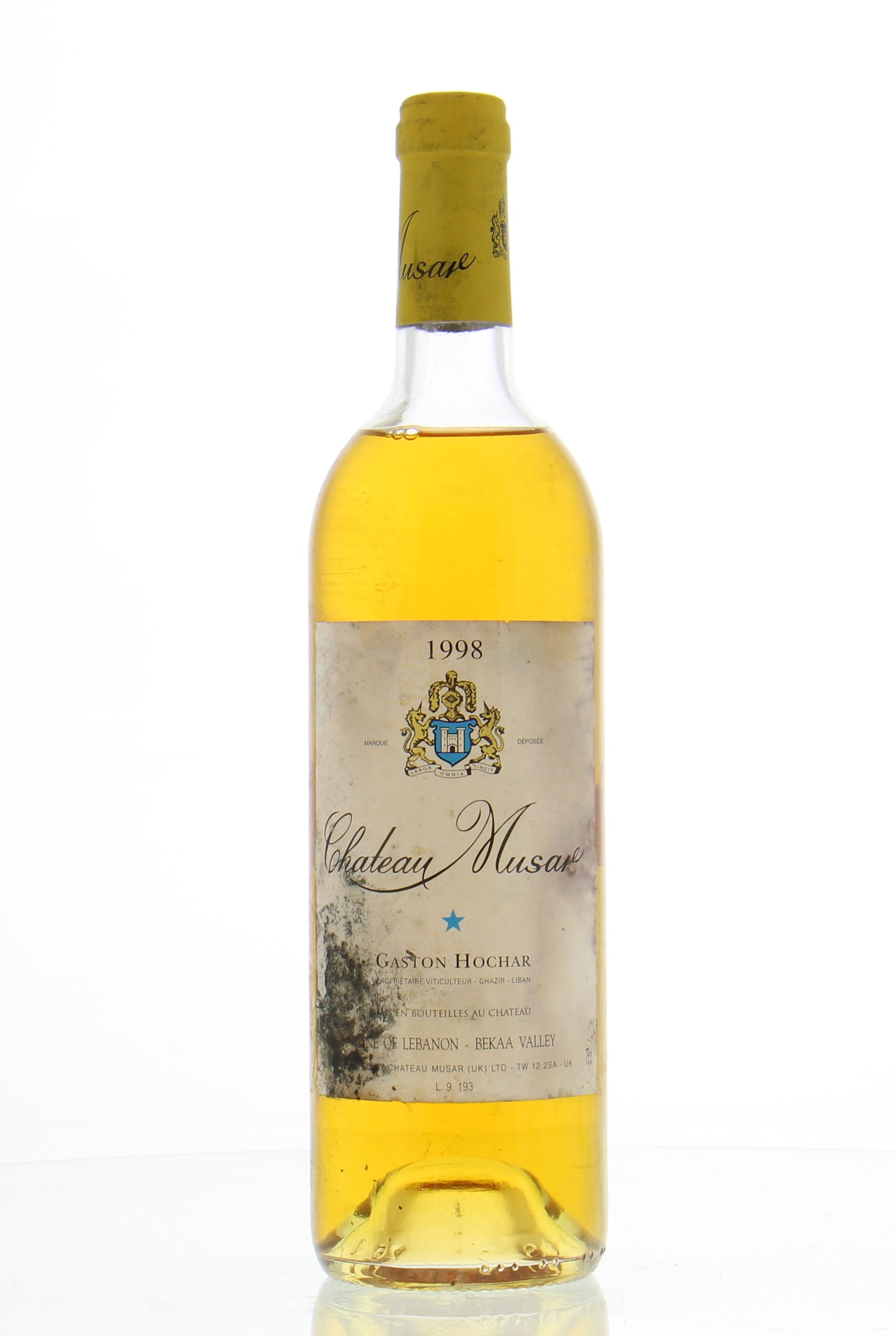 Chateau Musar - Blanc 1998 Top Shoulder