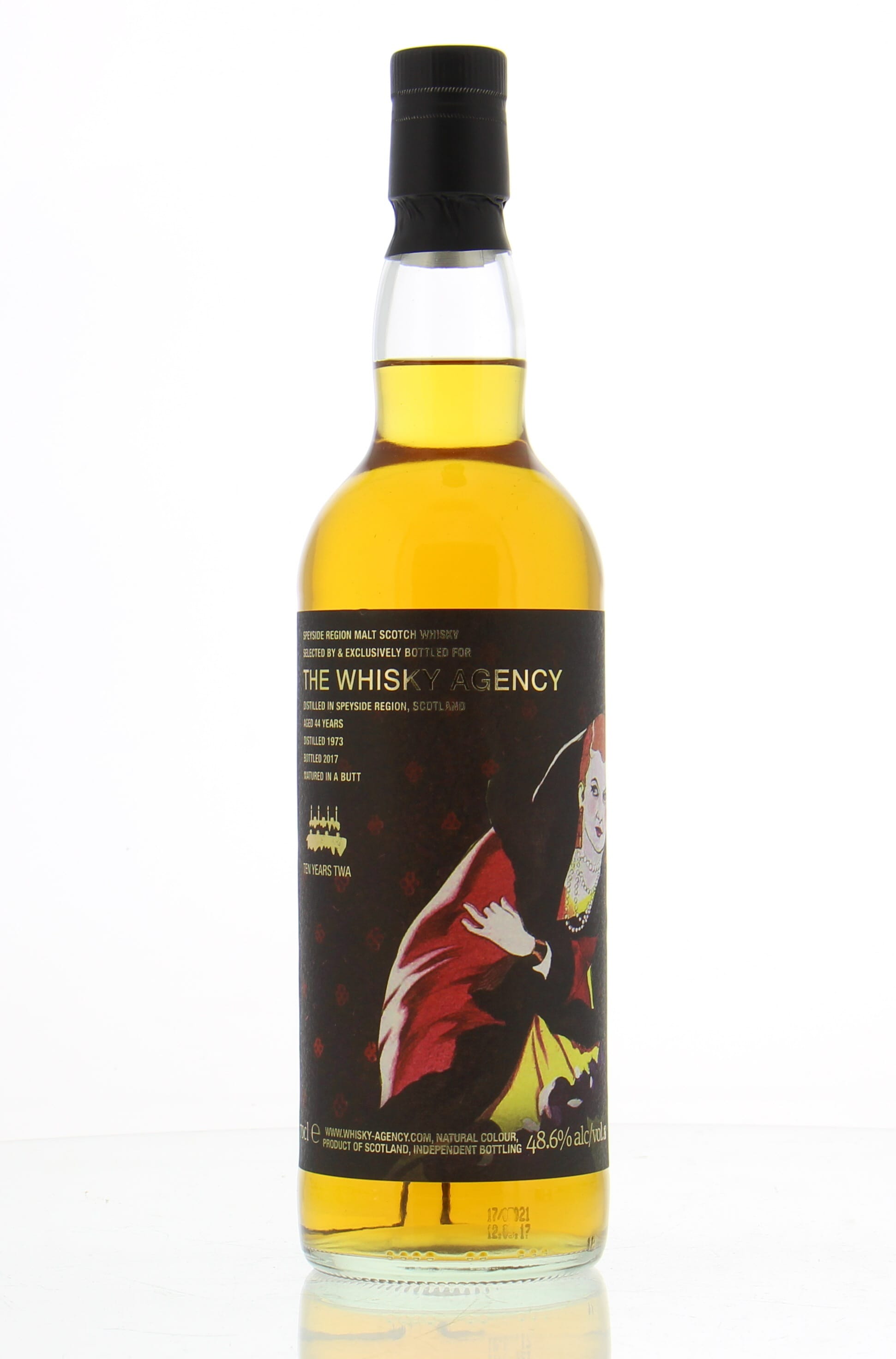 The Whisky Agency - 44 Years Old Speyside Region Ten Years TWA 48.6% 1973 Perfect