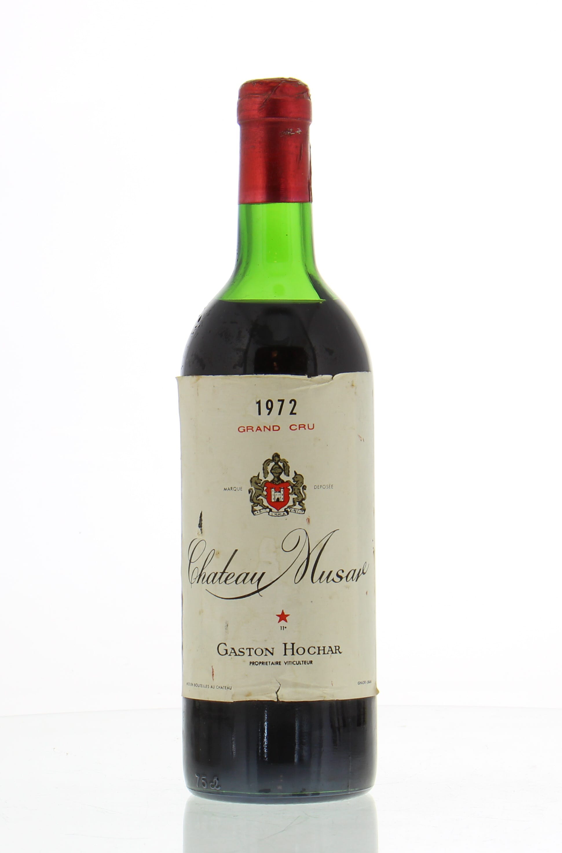 Chateau Musar - Chateau Musar 1972 High shoulder