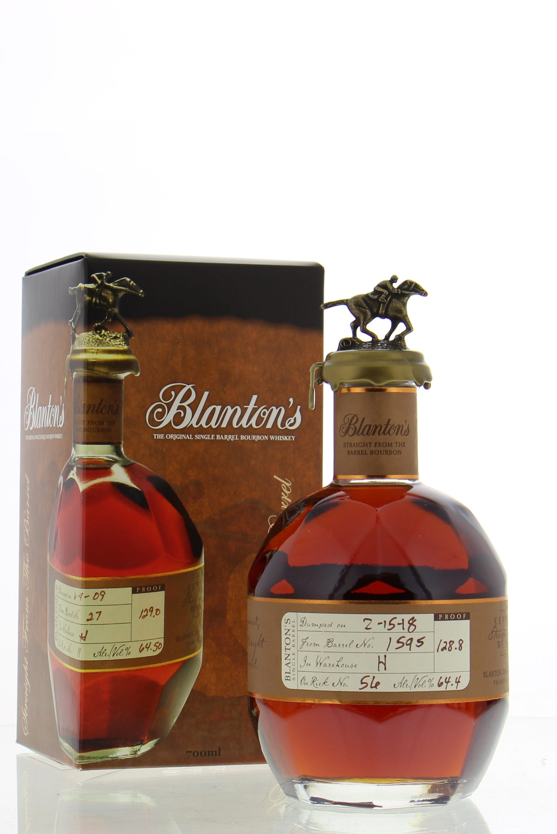 Buffalo Trace - Blanton's Straight from the Barrel Cask 1595 64.4% NV In Original Container