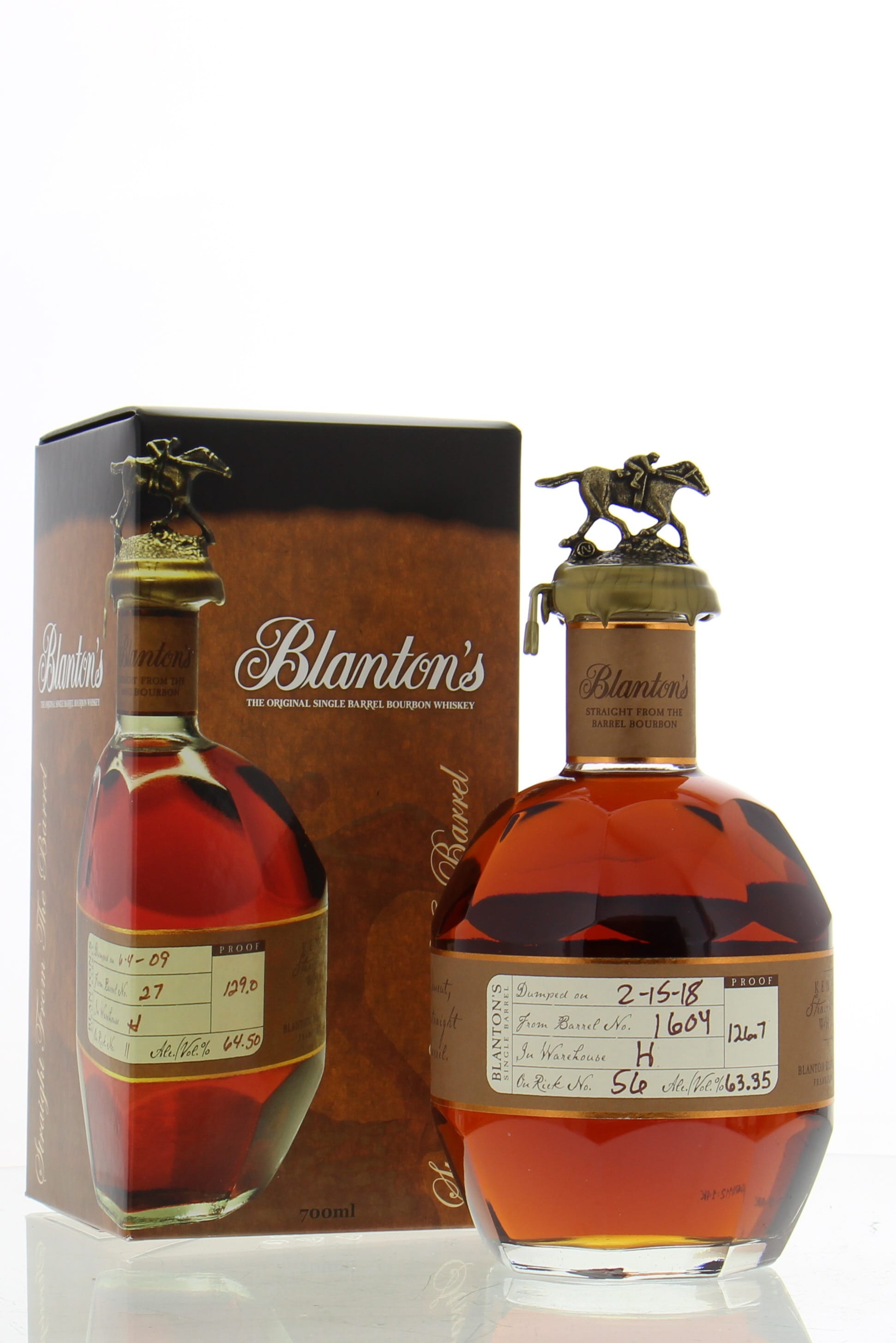 Buffalo Trace - Blanton's Straight from the Barrel Cask 1605 63.65% NV In Original Container