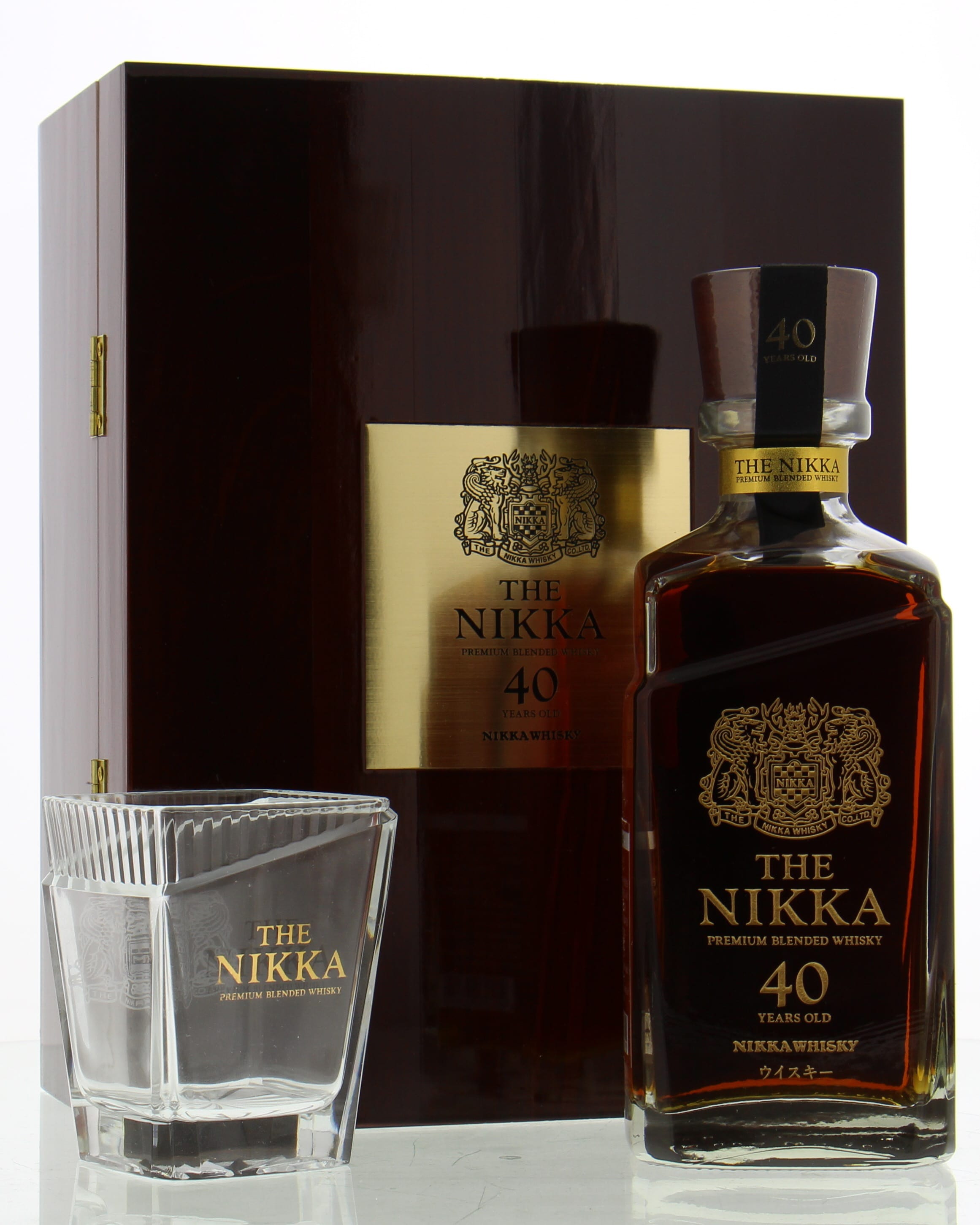 Nikka - 40 Years Old 43% NV In Original Wooden Case 10002
