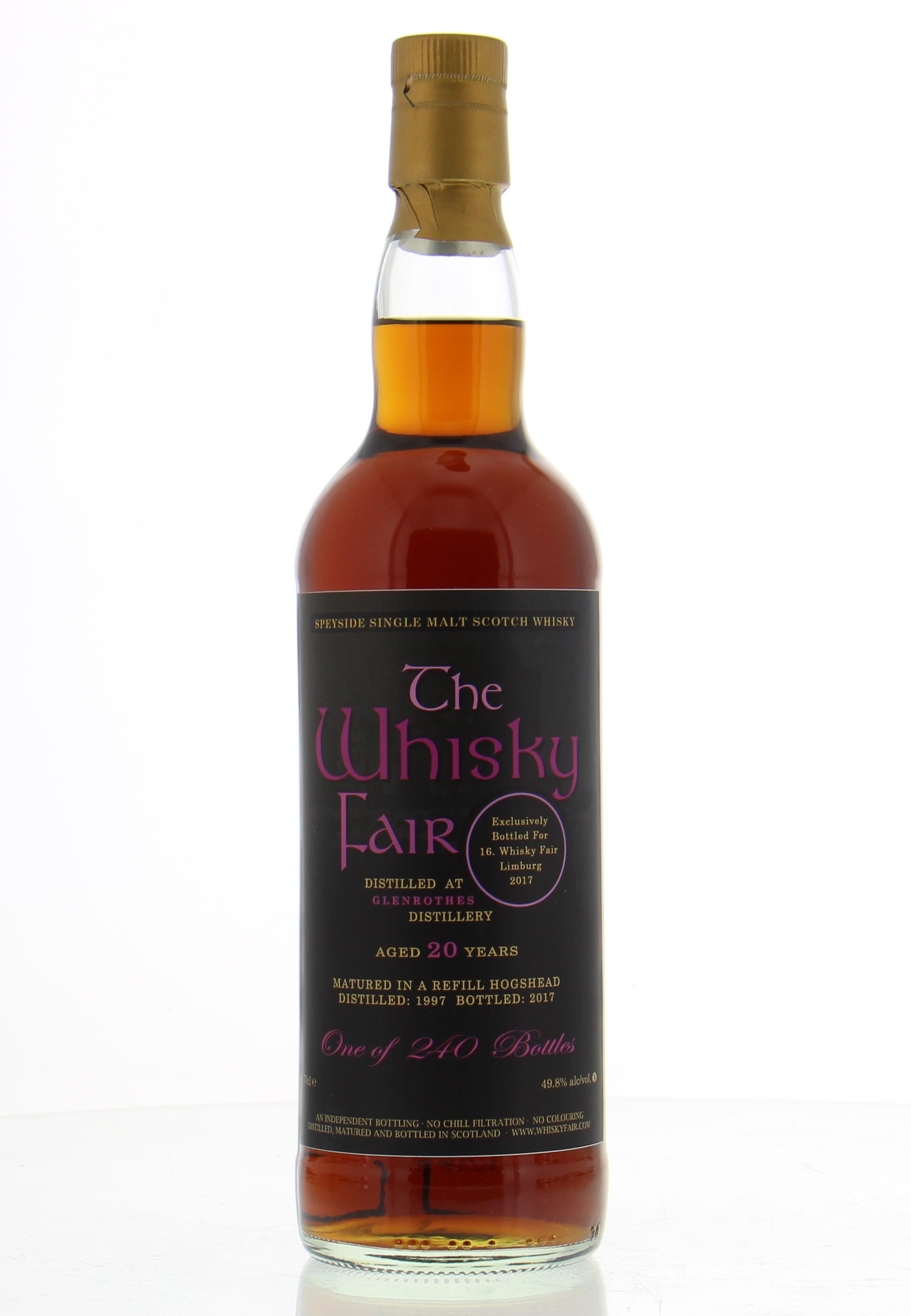 Glenrothes - 20 Years Old The Whisky Fair Limburg 49.8% 1997 Perfect
