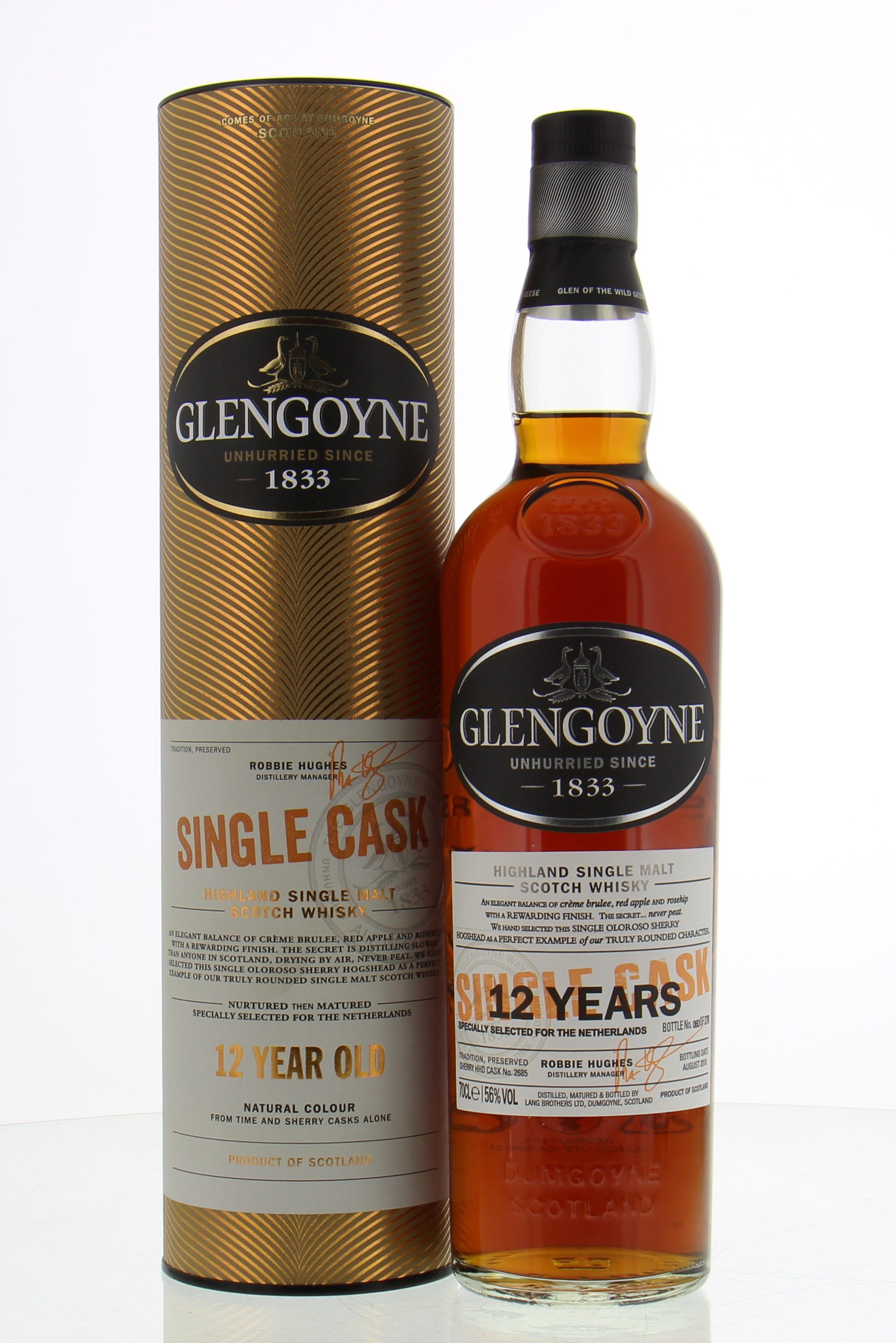 Glengoyne - 12 Years Old Single Cask 2685 Specially Selected for The Netherlands 56% 2005