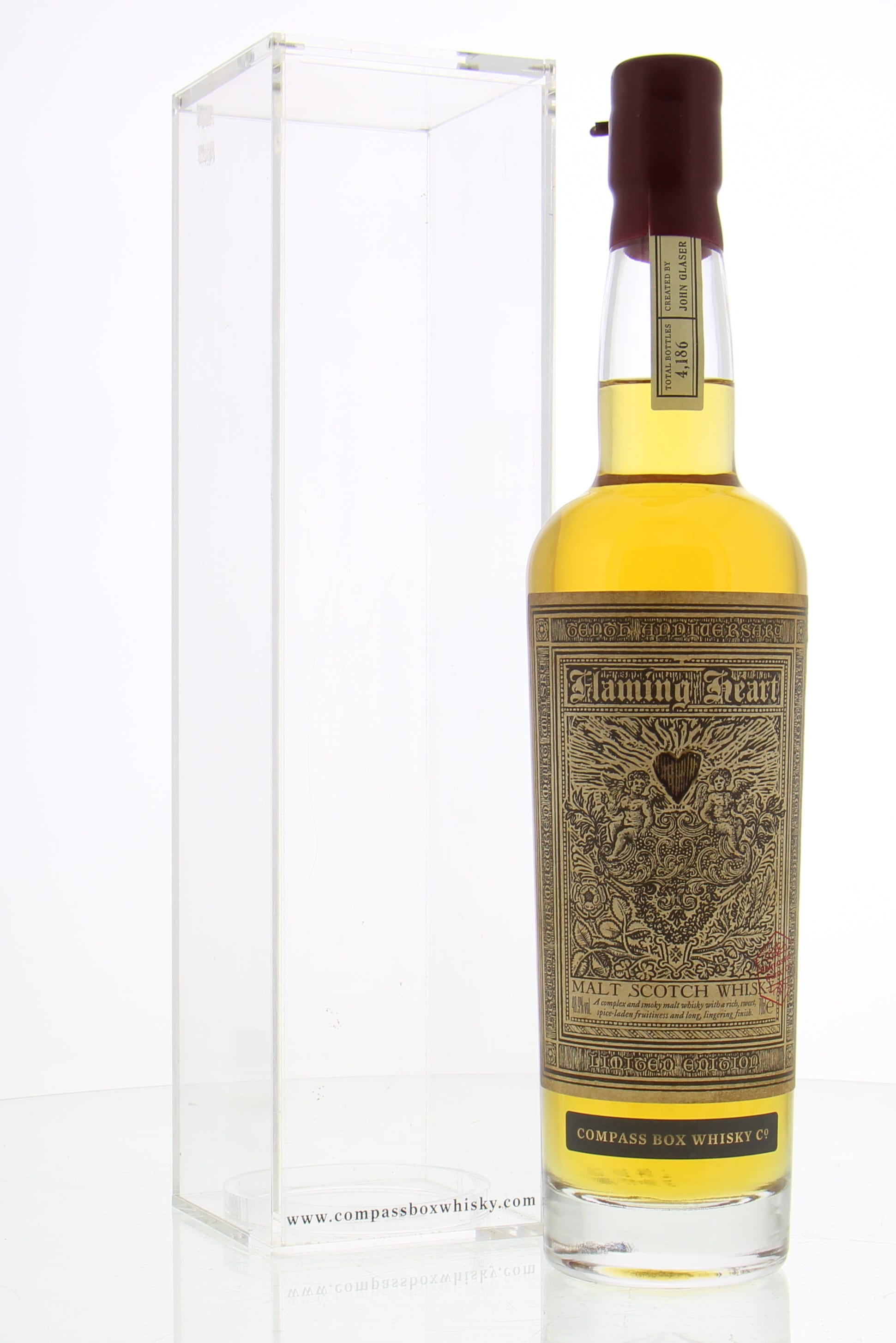 Compass Box - Flaming Heart 10th Anniversary 48.9% NV In Original Container