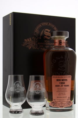 Ben Nevis - 27 Years Old Signatory 30th Anniversary Cask 1505 59.4% 1990