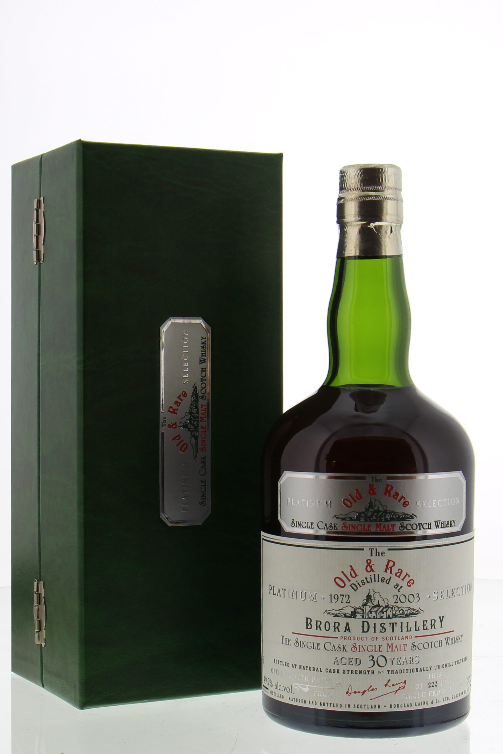 Brora - 30 Years Old The Platinum Selection Cask DL6961 49.7% 1972 In Original Container