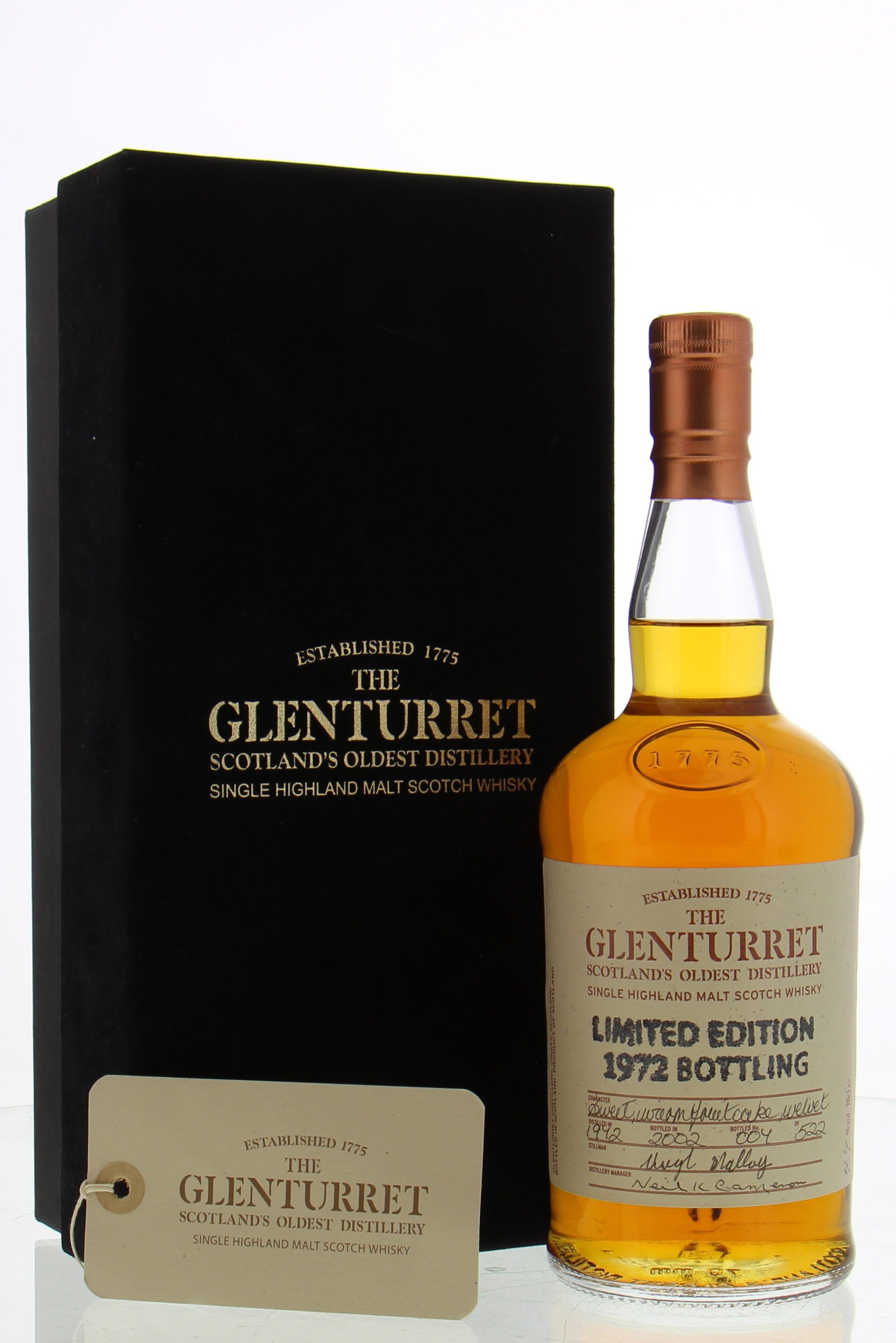 Glenturret - 30 Years Old Limited Edition 47% 1972 Perfect