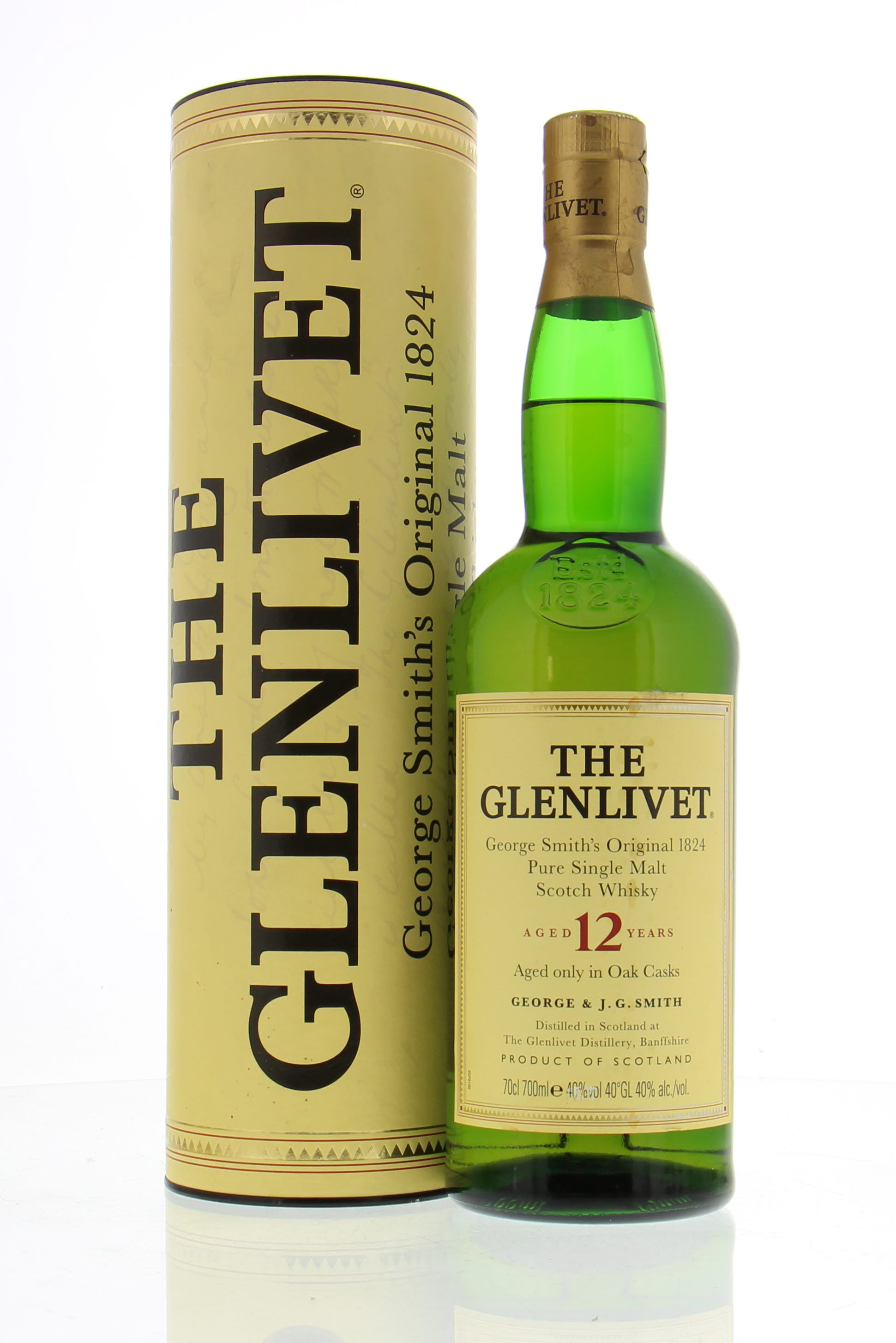 Glenlivet - 12 Years Old Pure Single Malt 40% NV Perfect