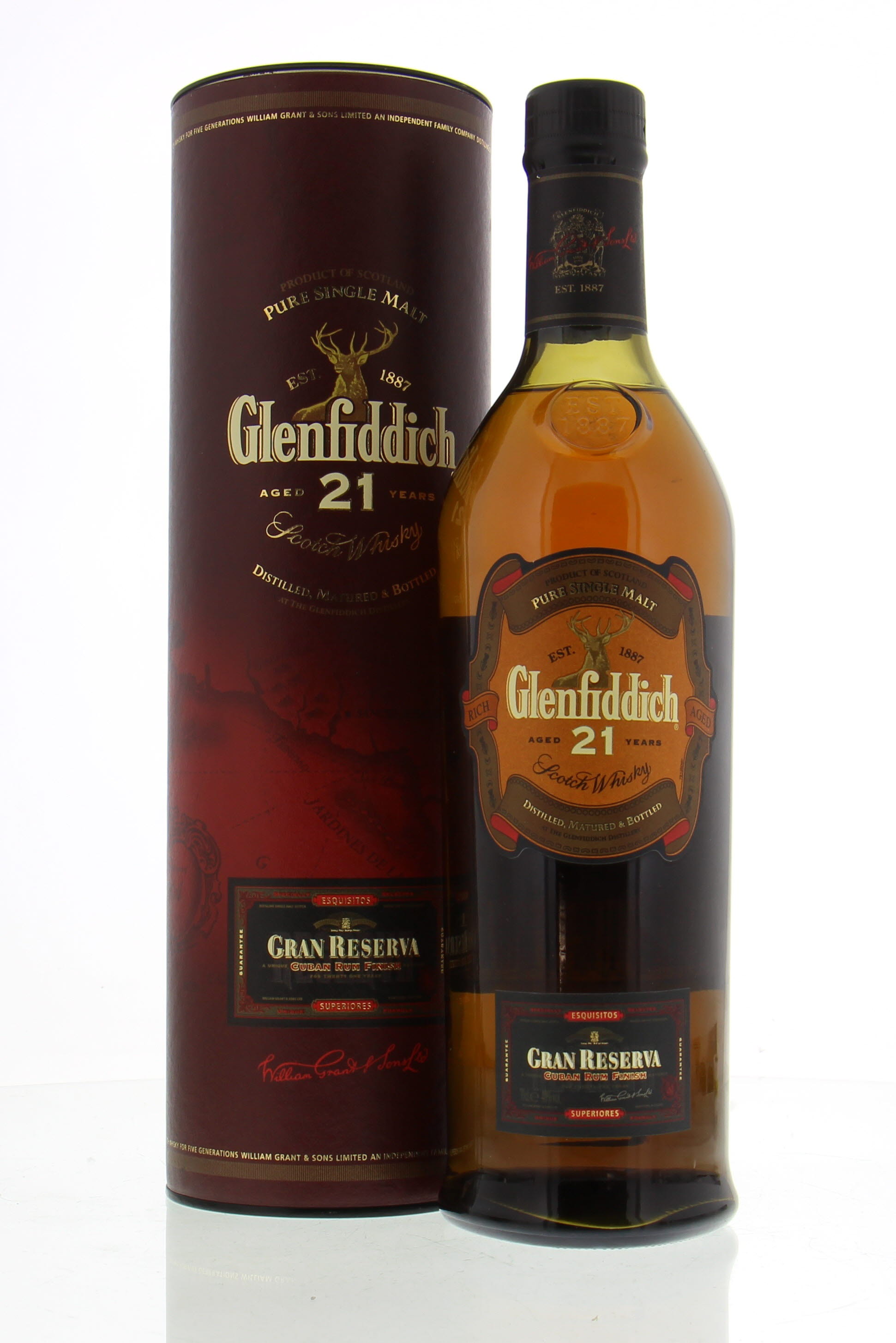 Glenfiddich - 21 Years Old Gran Reserva Cuban Rum Finish 40% NV Perfect