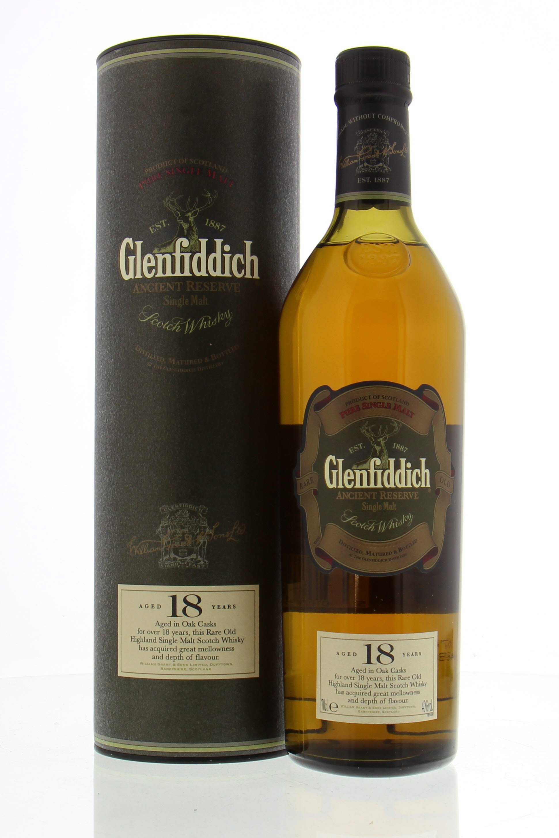 Glenfiddich - 18 Years Old Ancient Reserve 40% NV In Original Container