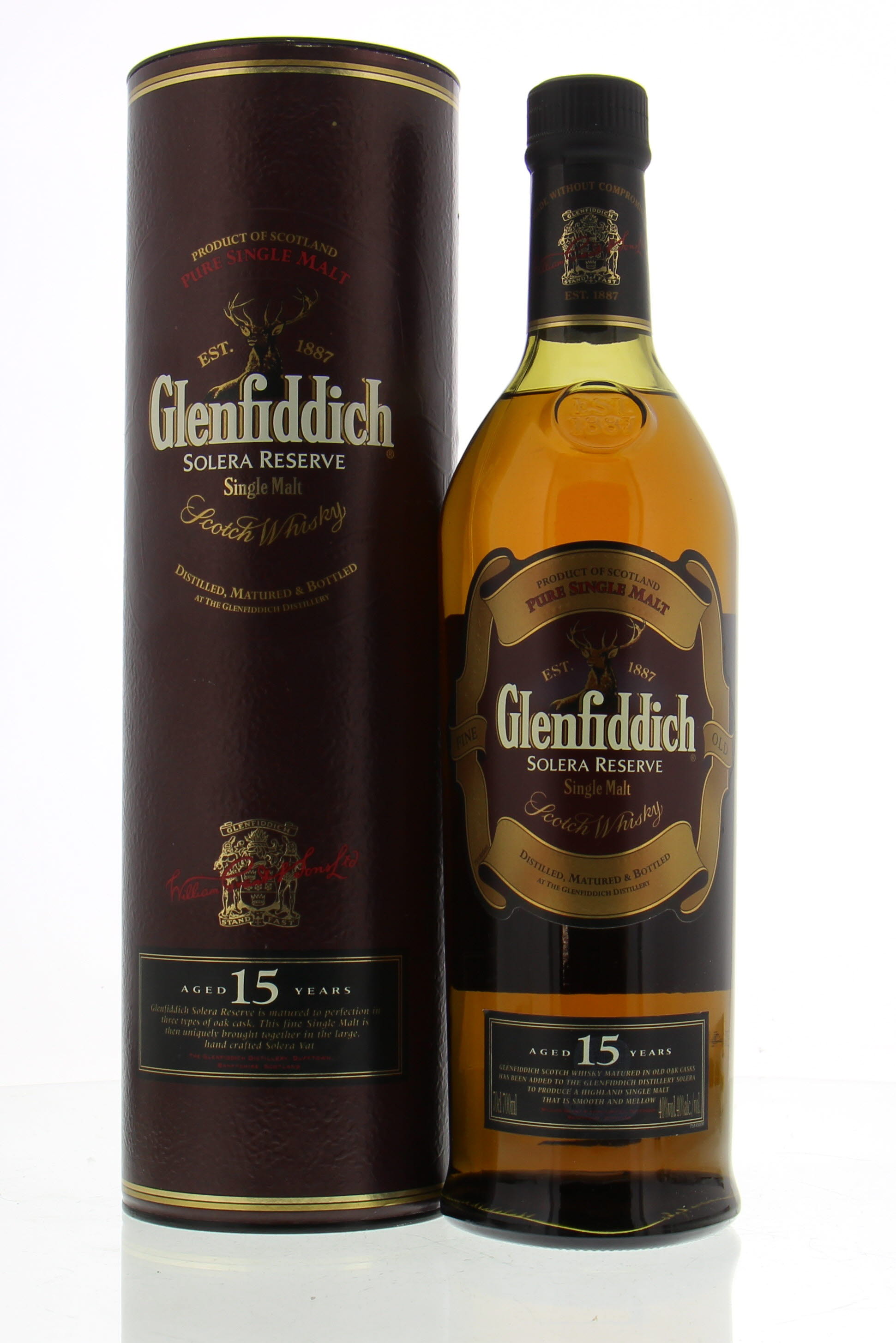Glenfiddich - Solera Reserve 15 Years Old 40% NV In Original Container