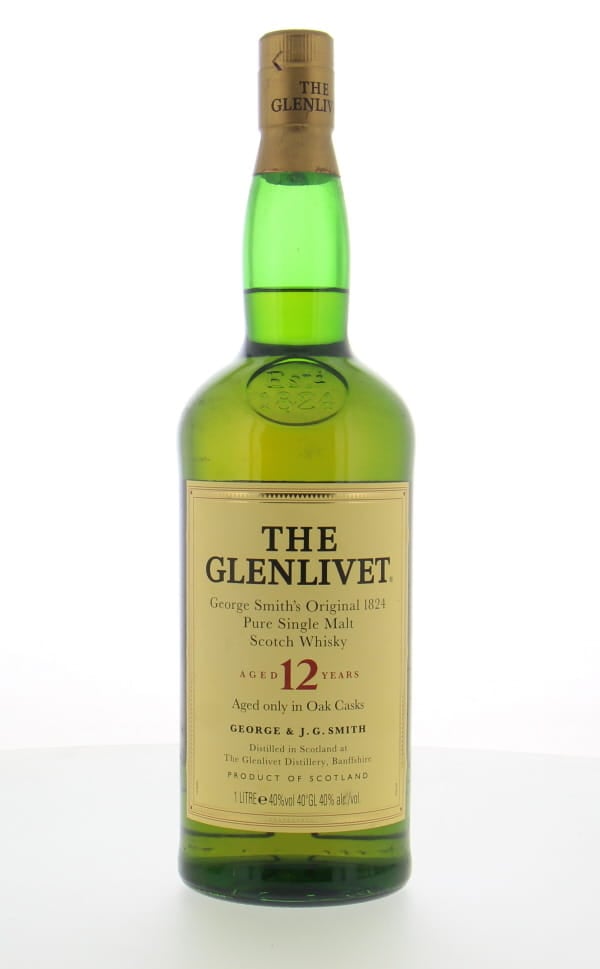 Glenlivet - 12 Years Old Pure Single Malt No Box 40% NV