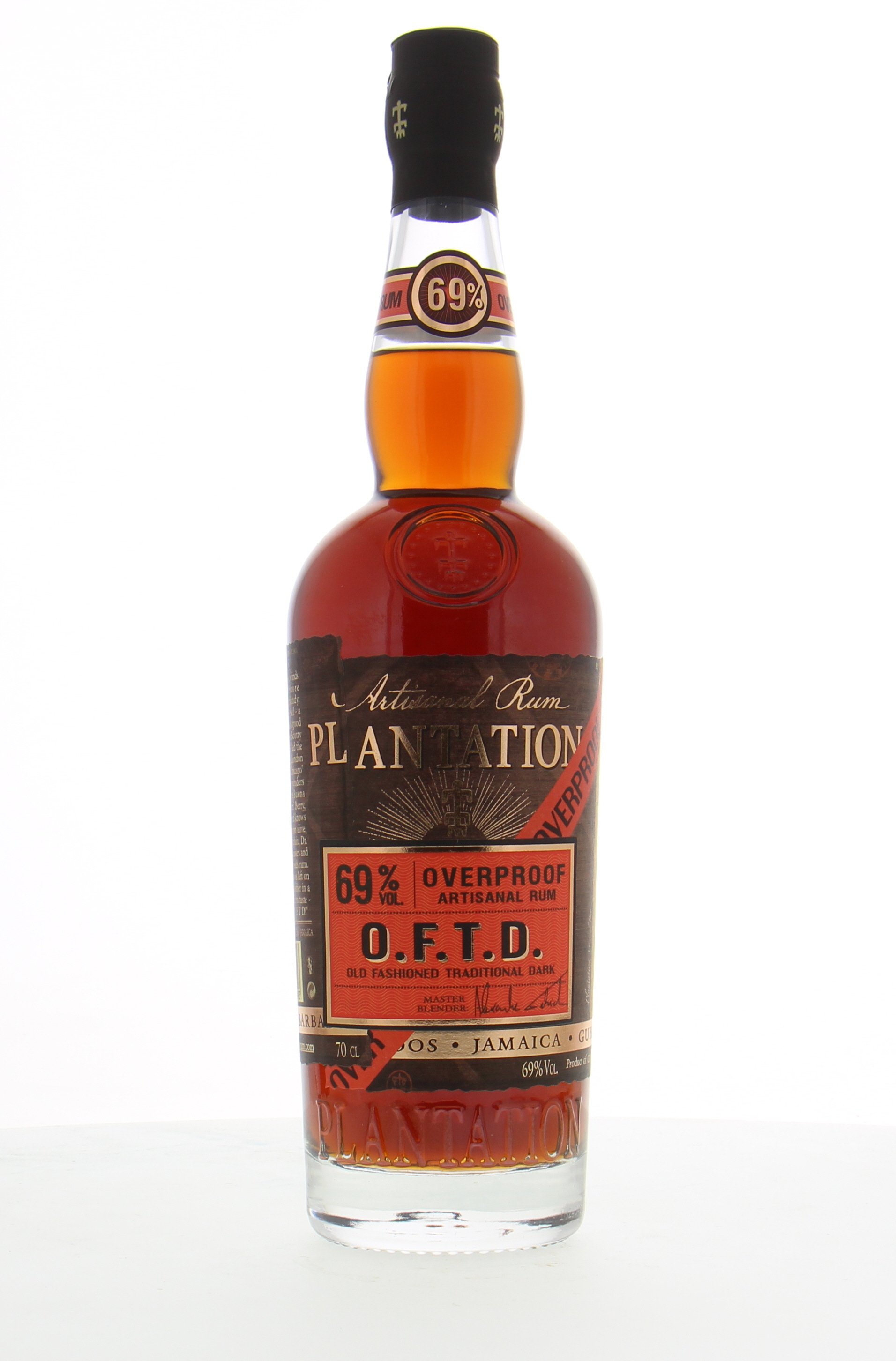 Plantation Rum - Overproof Rum O.F.T.D. 69% NV In Original Carton