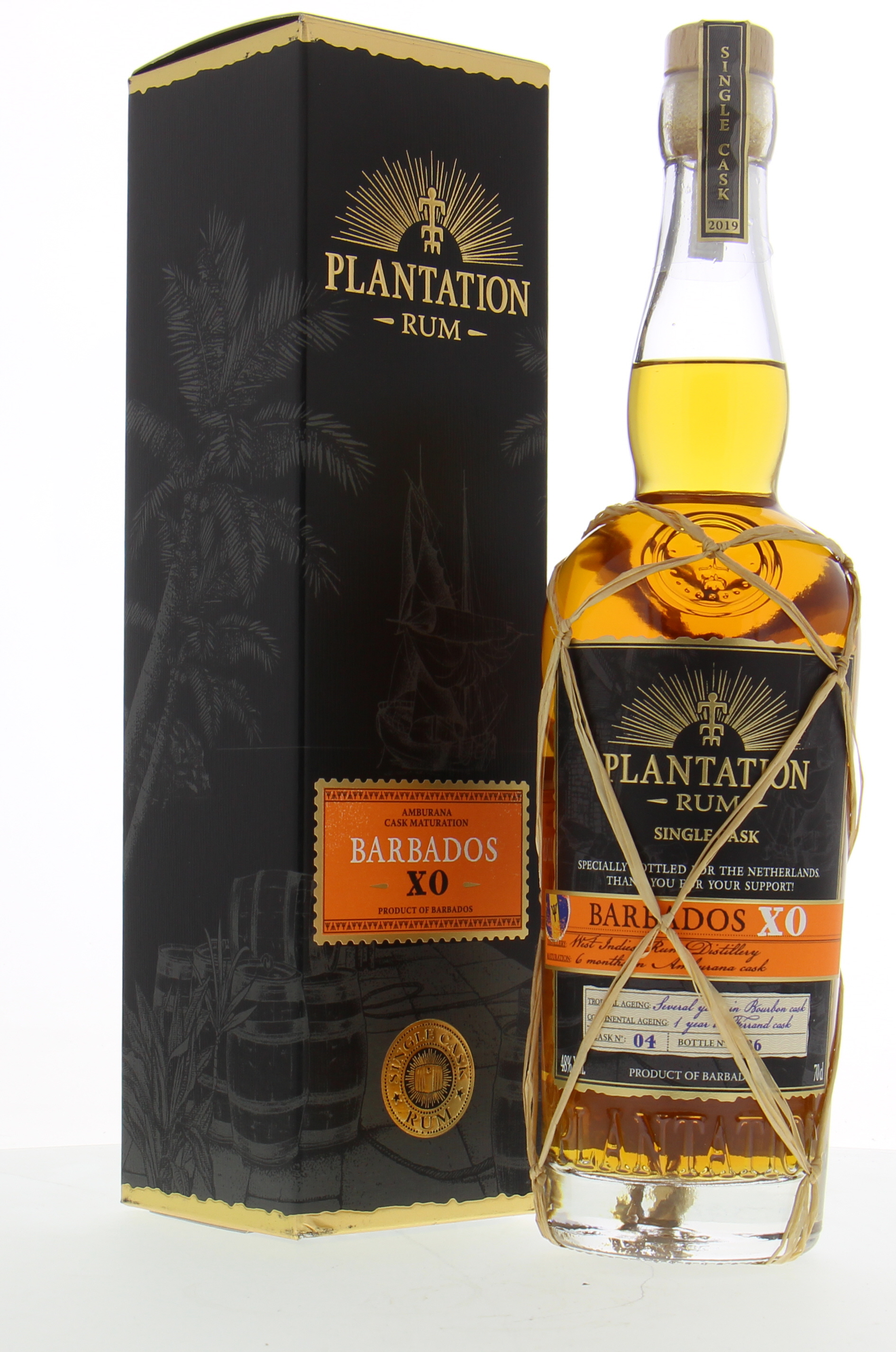 Plantation Rum - Barbados XO 48% NV In Orginal Box