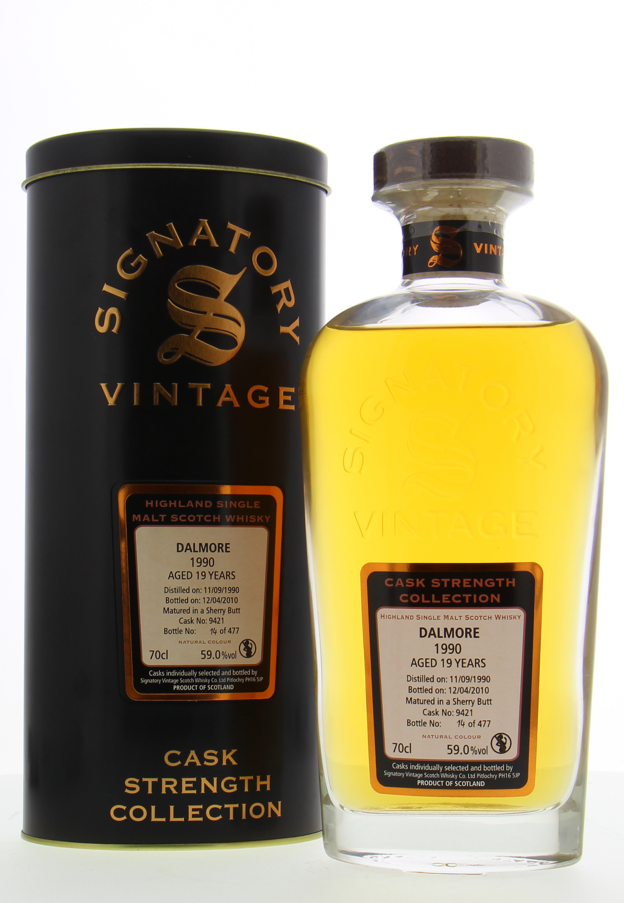 Dalmore - 19 Years Old Signatory Vintage Cask 9421 59% 1990 10023