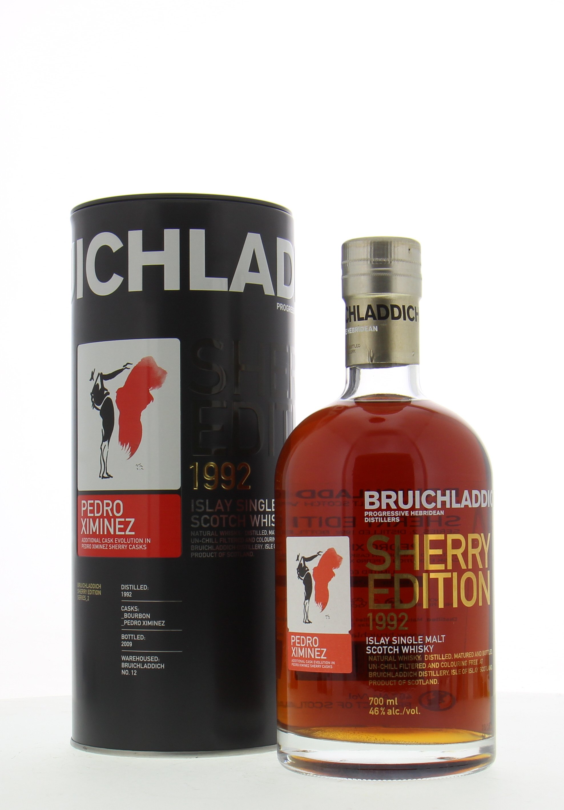Bruichladdich - Sherry Edition Pedro Ximinez 46% 1992 In Original Container