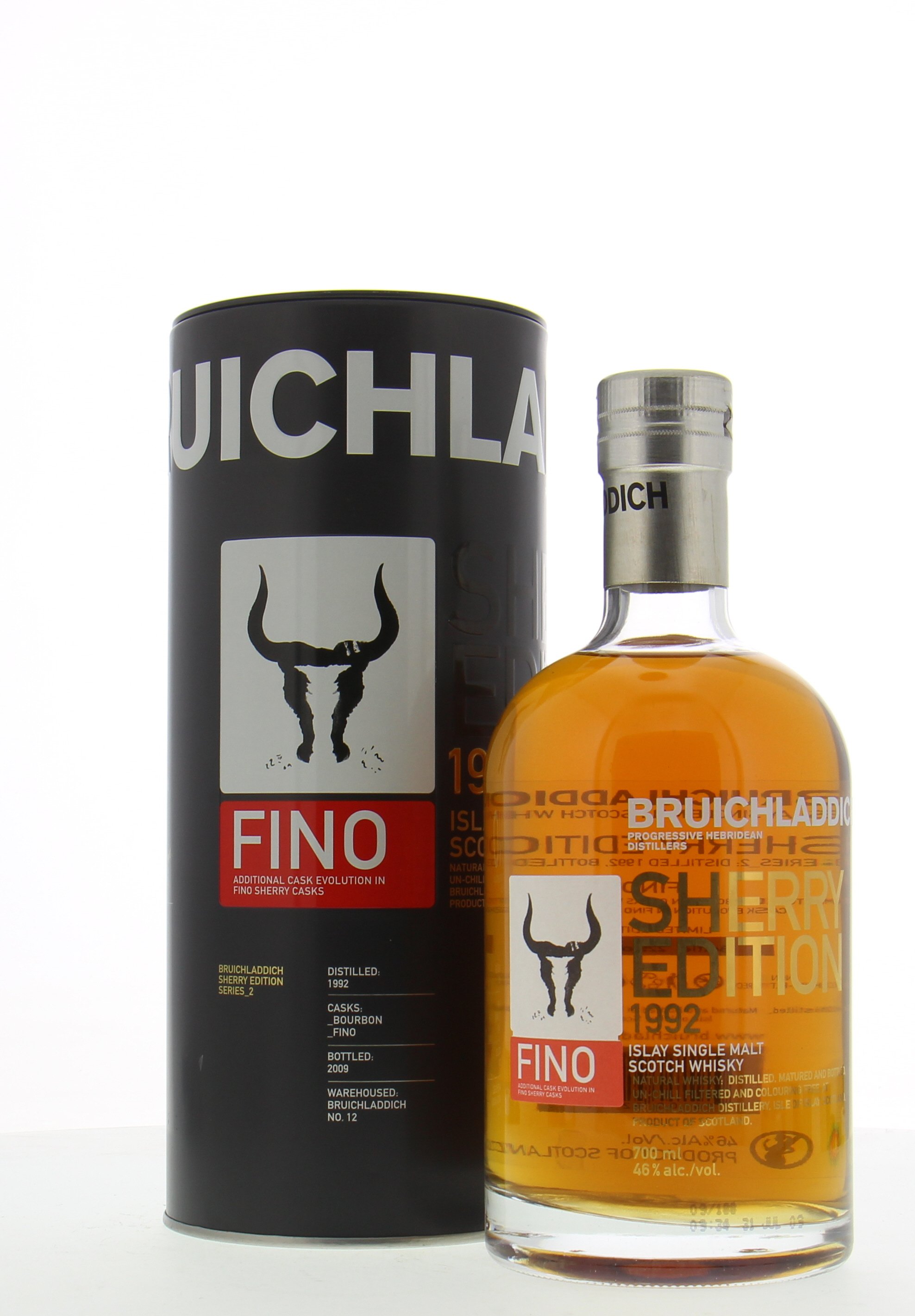 Bruichladdich - Sherry Edition Fino 46% 1992 In Original Container