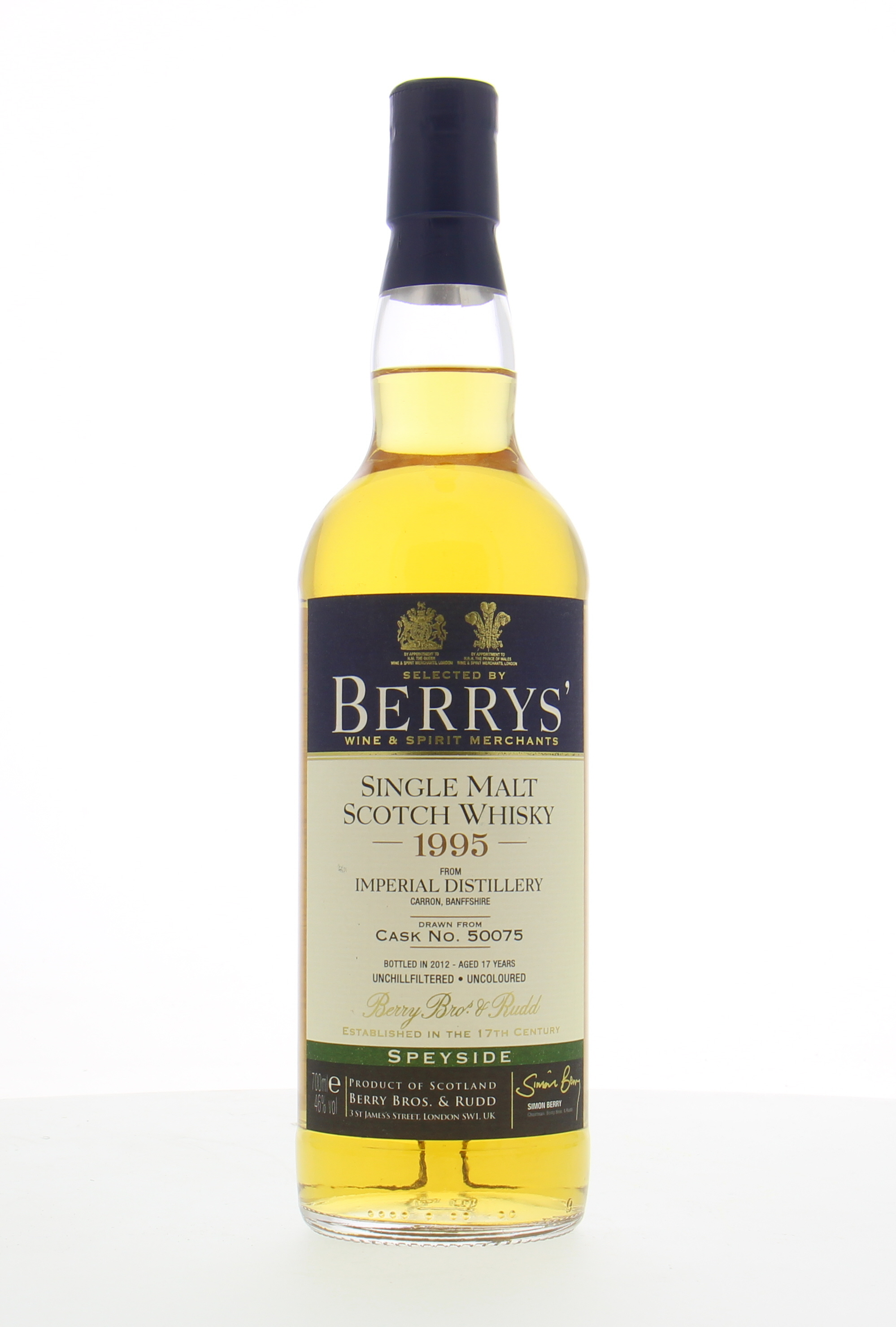 Imperial - 17 Years Old Berrys' Cask 50075 46% 1995 10029
