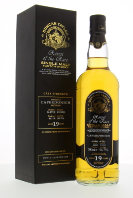 Caperdonich - 19 Years Old  Duncan Taylor Rarest of the Rare Cask 46213 56.7% 1992