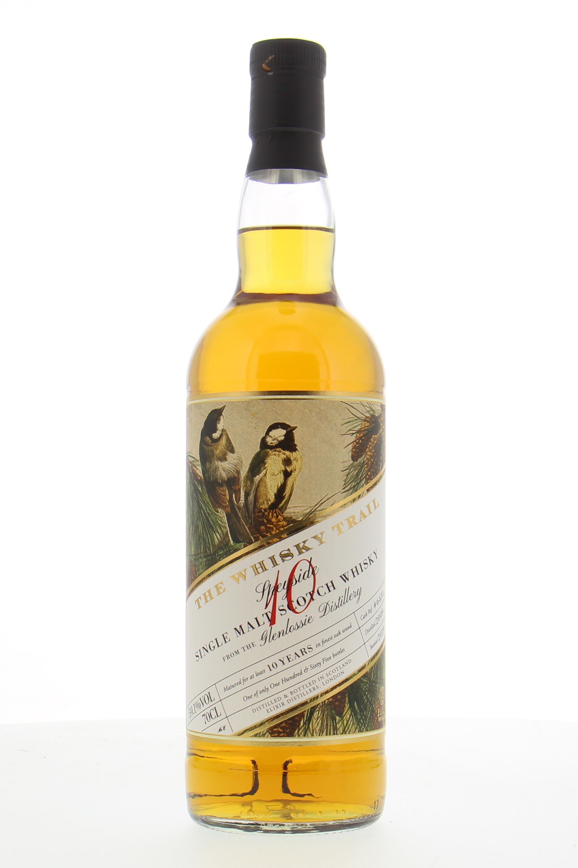 Glenlossie  - 10 Years Old The Whisky Trail Birds Series Cask 6413 59.1% 2009 Perfect