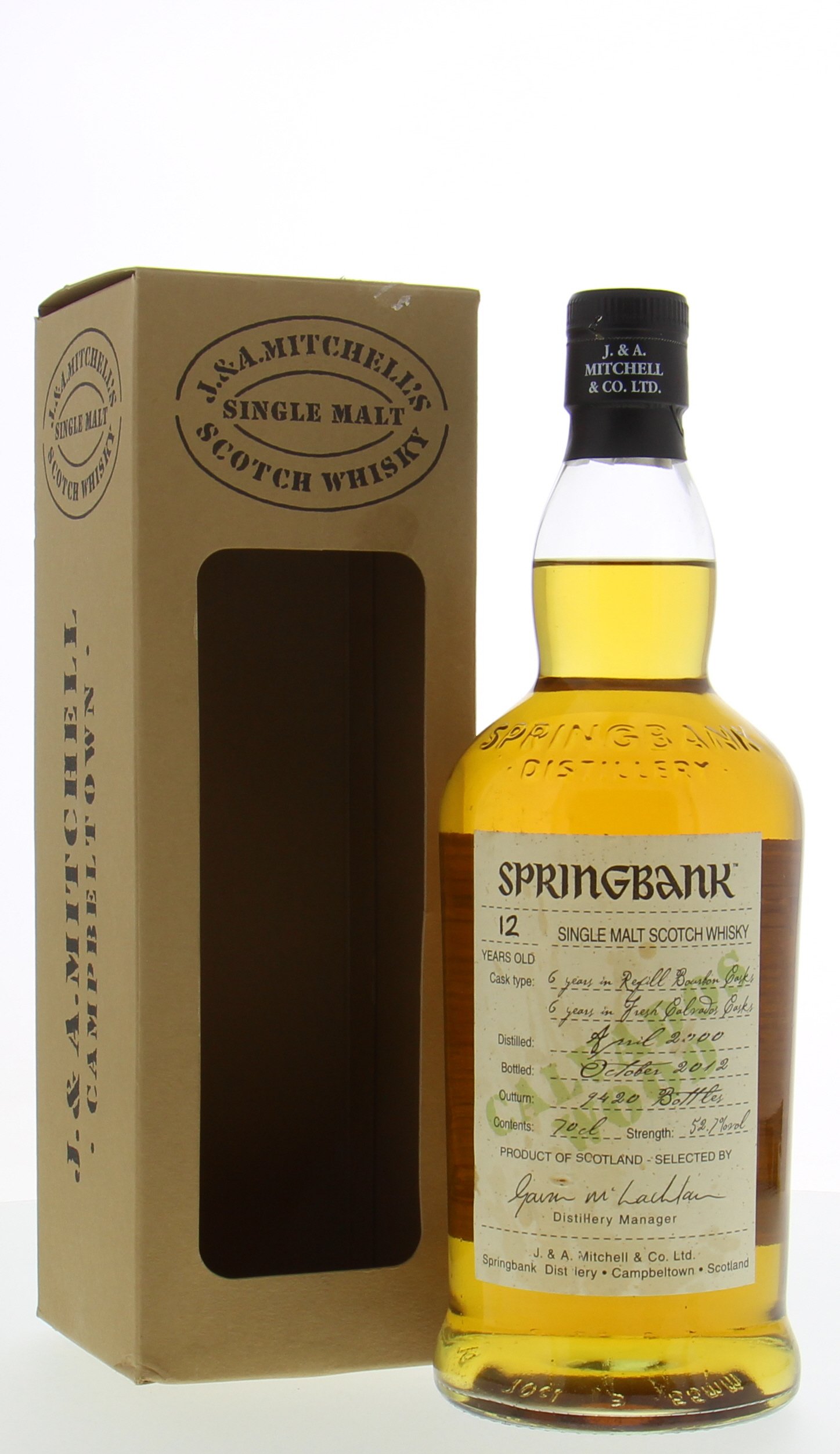 Springbank - 12 Years Old Calvados Wood Expressions 52.7% 2000