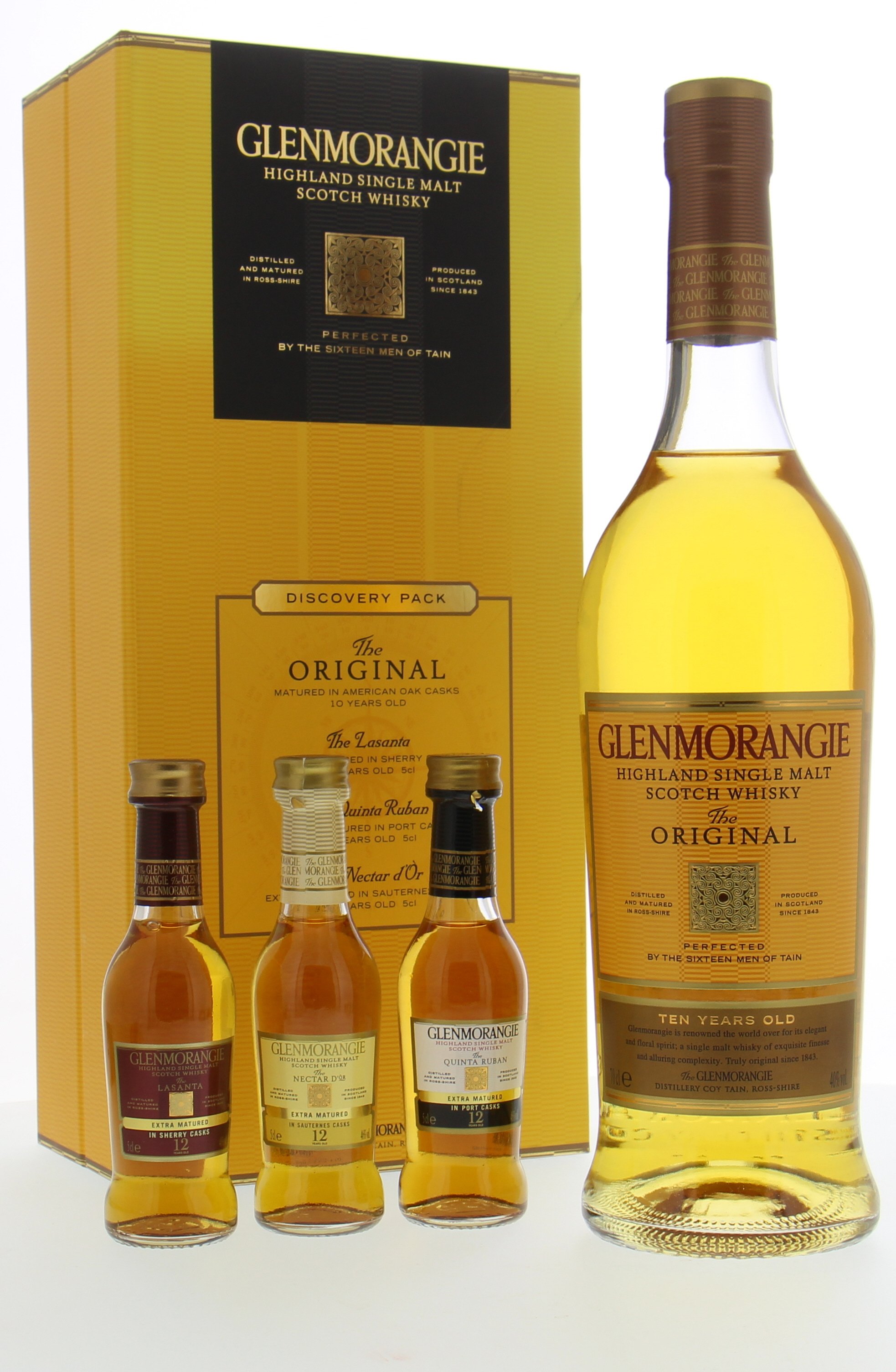 Glenmorangie - The Original 10 Years Old Coffret with Miniatures 40% NV In Orginal Box