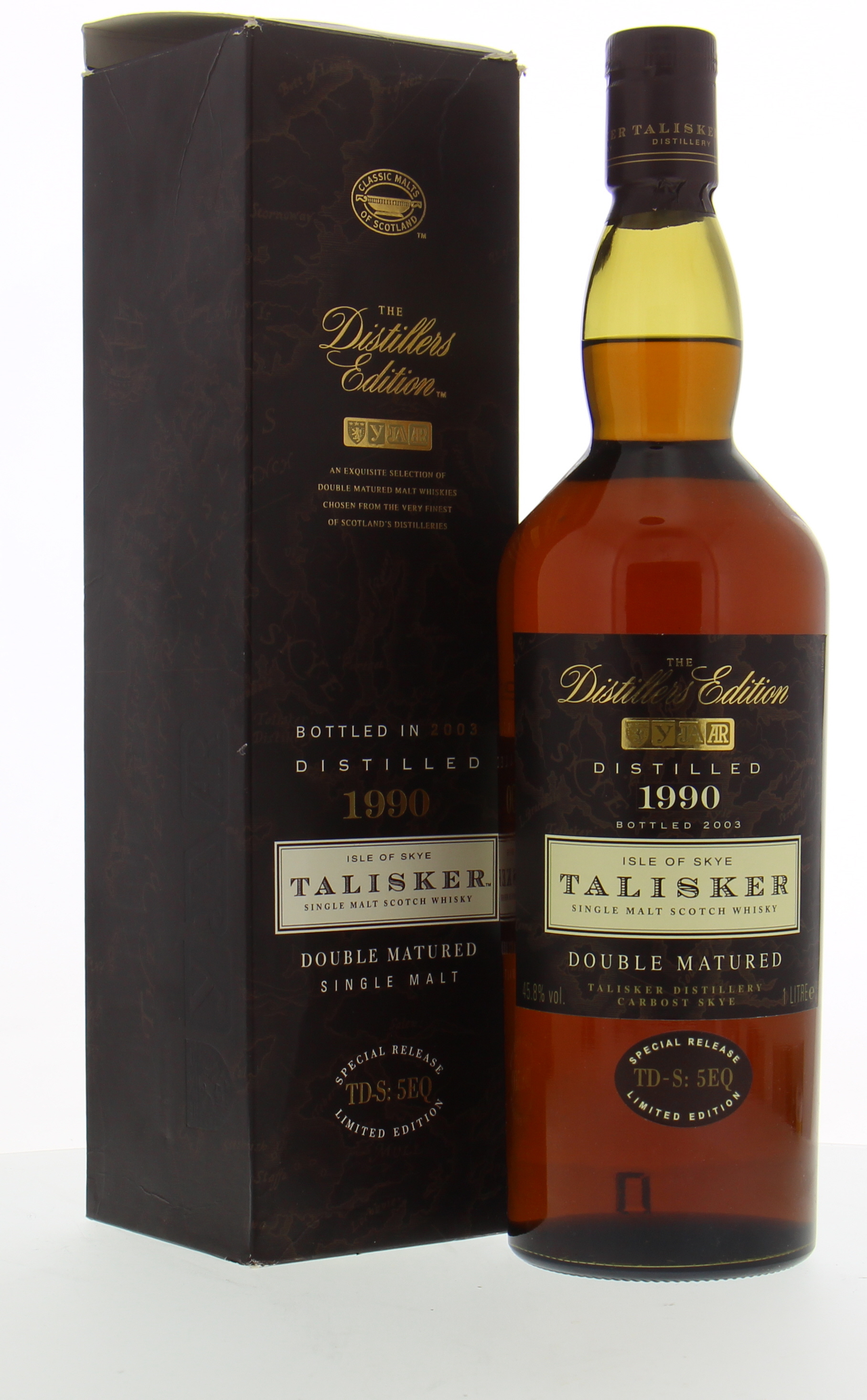 Talisker - 1990 The Distillers Edition 45.8% 1990 In Original Container