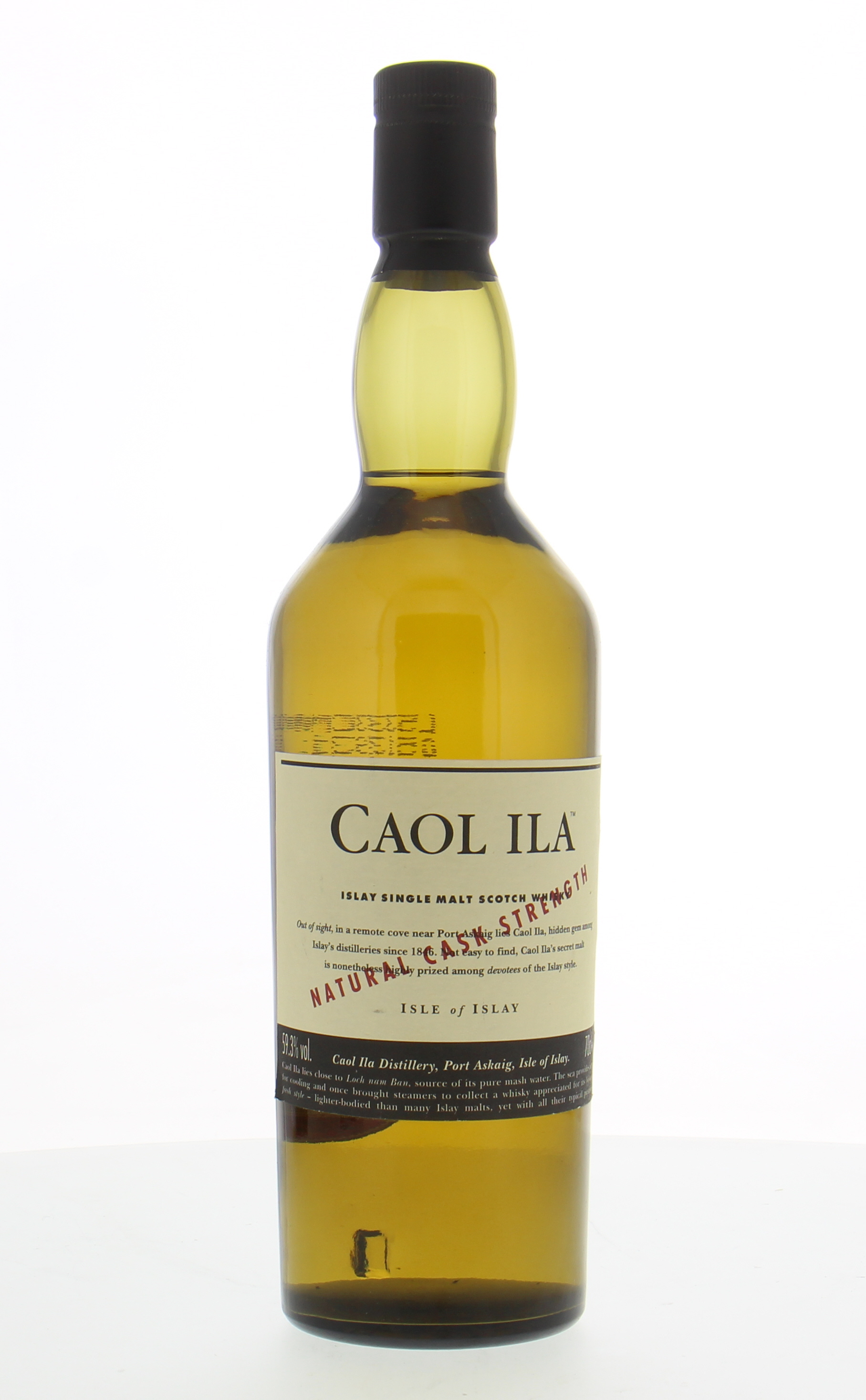 Caol Ila - Natural Cask Strength 2005 59.3% NV In orginal box