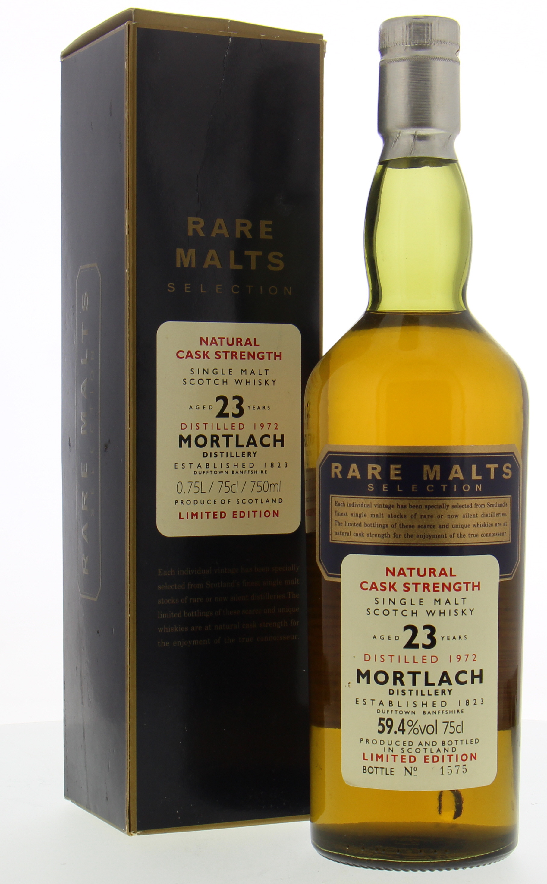Mortlach - 23 Years Old Rare Malts Selection 59.4% 1972 In orginal Box