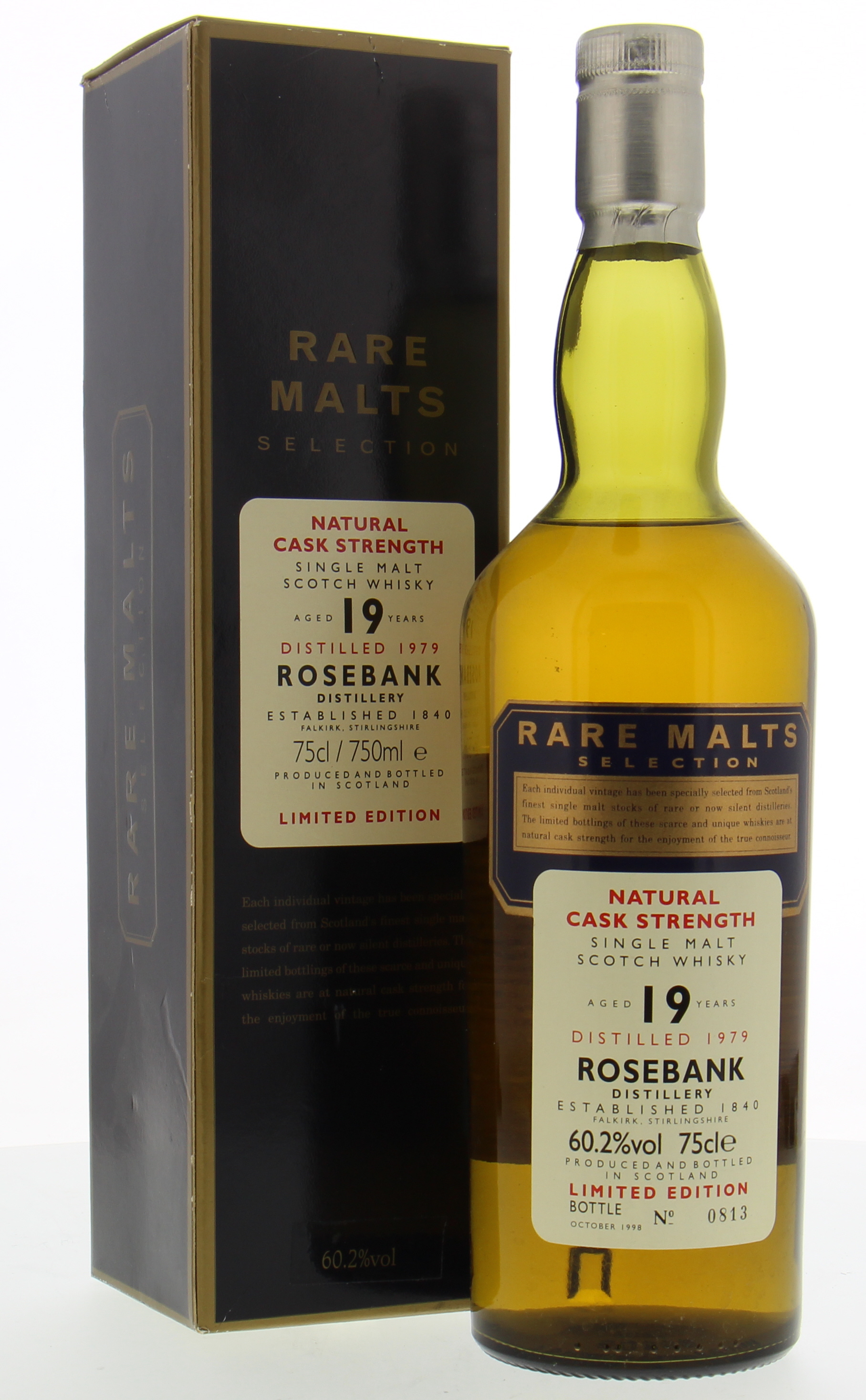 Rosebank - 19 Years Old Rare Malts Selection 60.2% 1979 In Original Container