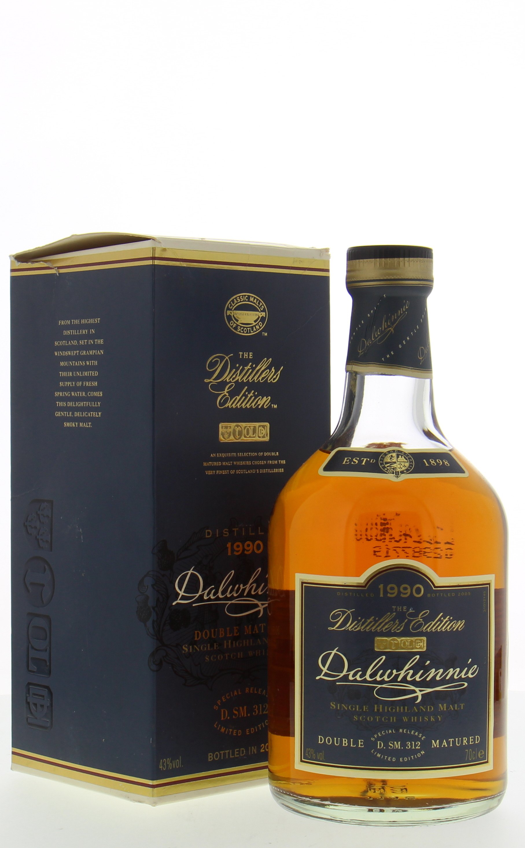 Dalwhinnie - 1989 The Distillers Edition 43% 1989 In orginal Box