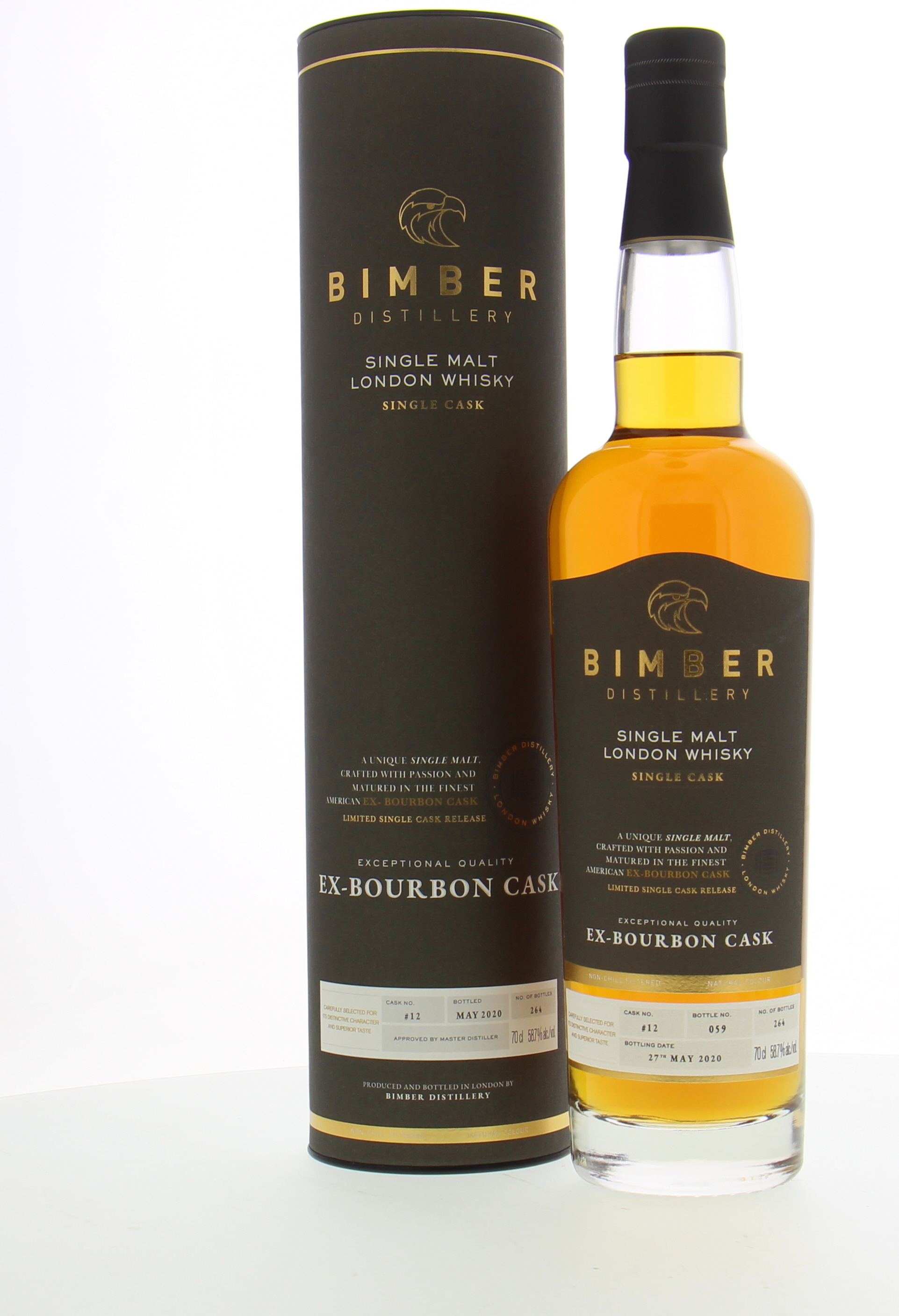 Bimber - London Whisky Single Cask 12 58.7% NV In Orginal Container