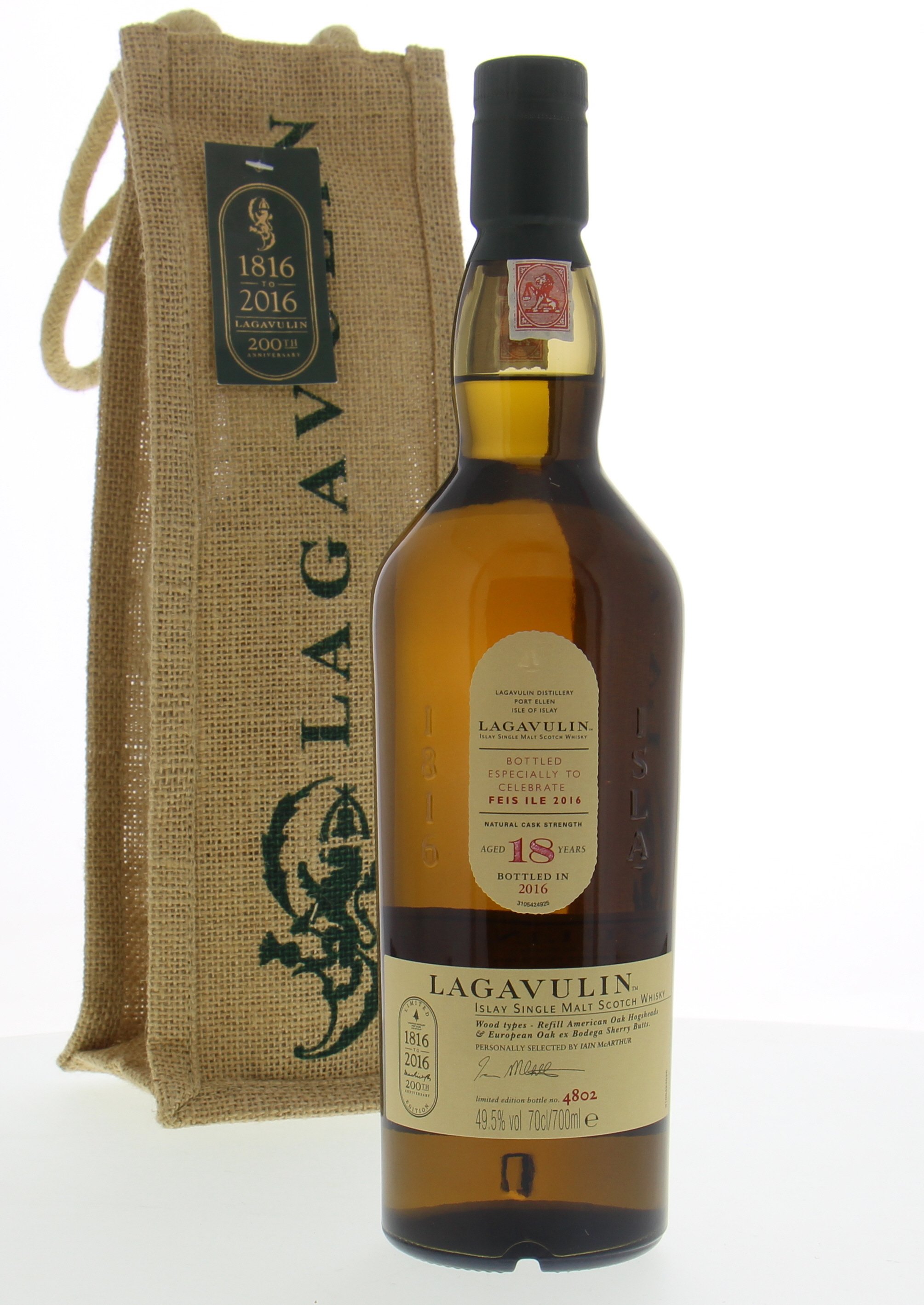 Lagavulin - 18 Years Old Feis Ile 2016 49.5% NV In Original Container 10018