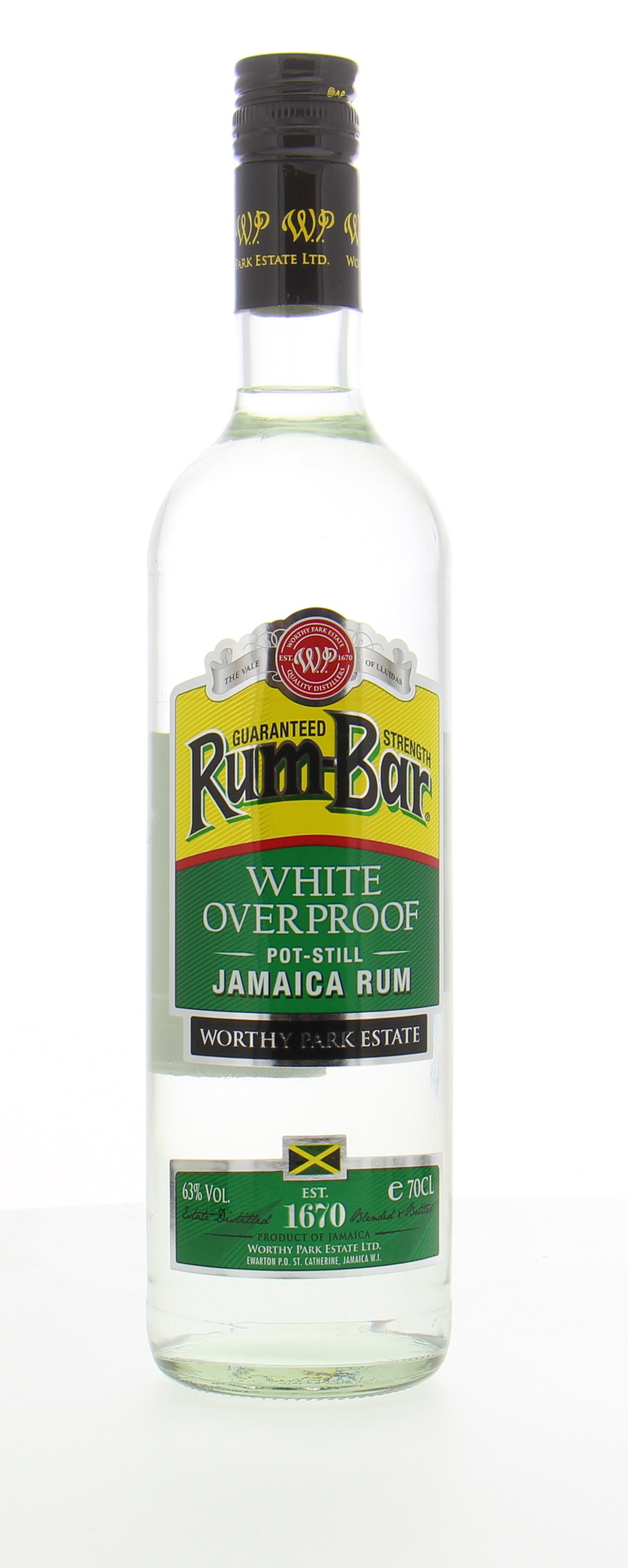 Worthy Park - Rum-Bar White Overproof 63% NV