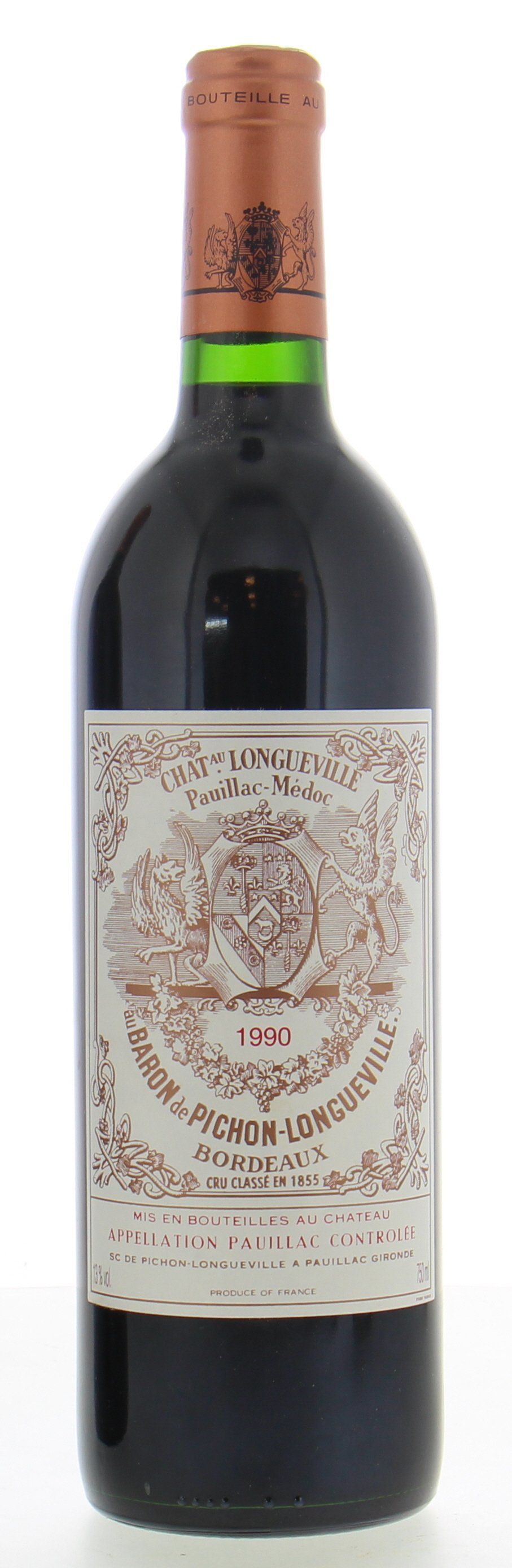 Chateau Pichon Longueville Baron - Chateau Pichon Longueville Baron 1990 Perfect