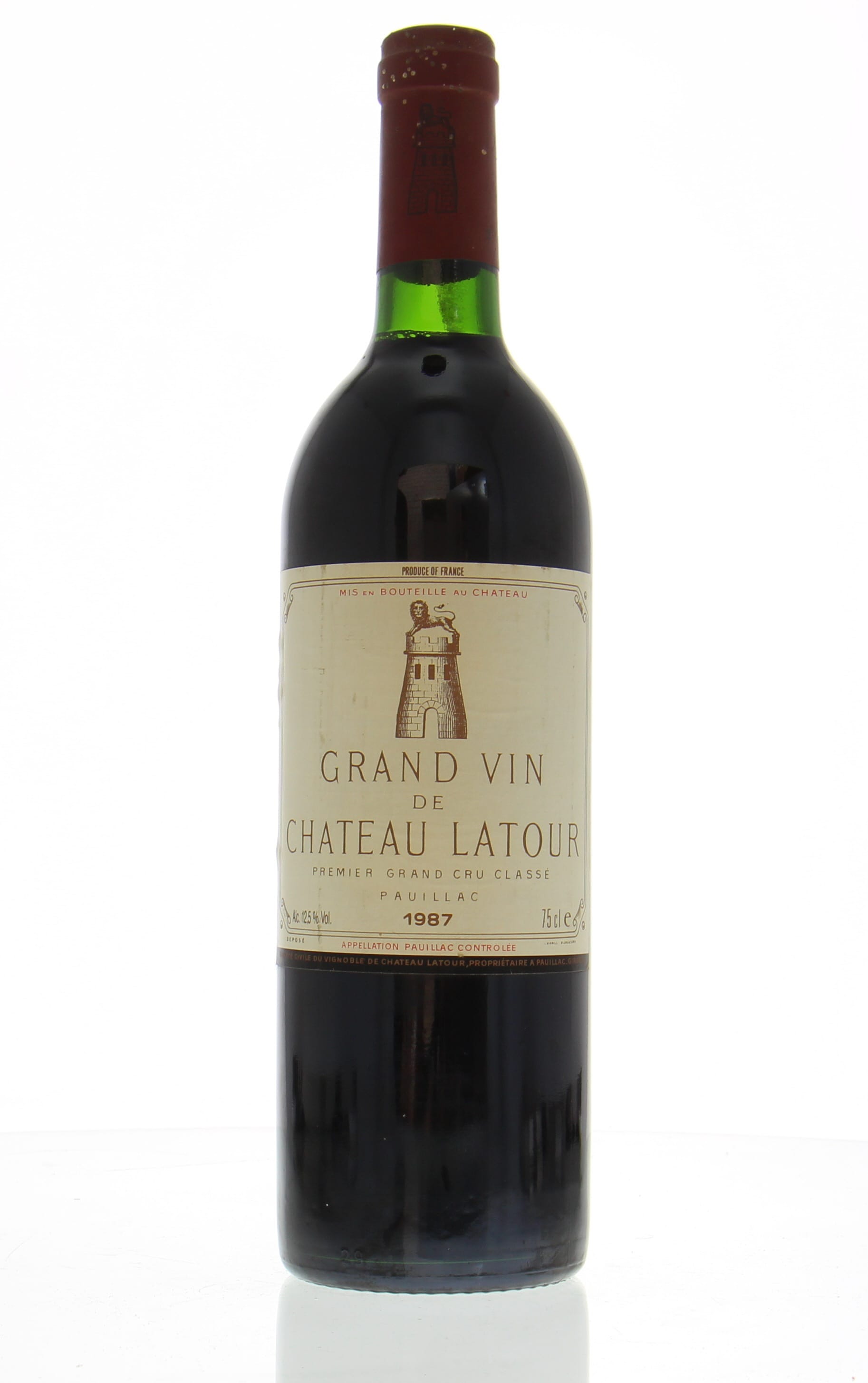 Chateau Latour - Chateau Latour 1987 From Original Wooden Case